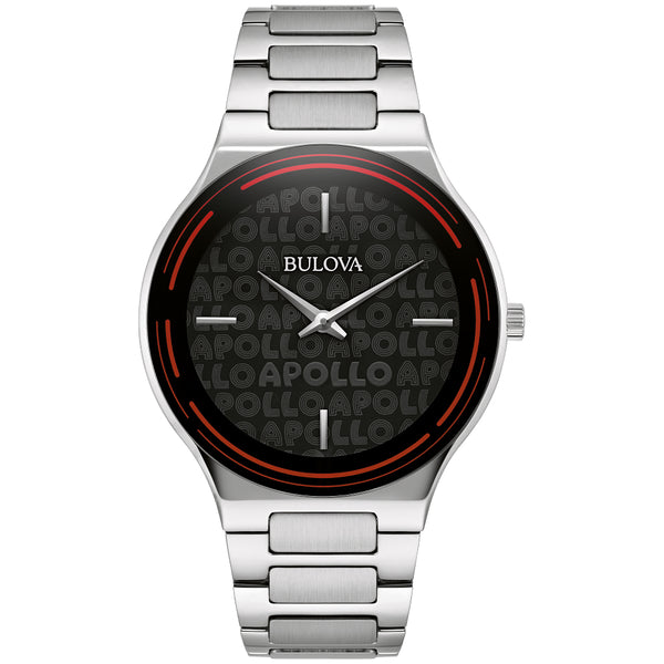 Bulova Apollo Quartz Black Dial Men's Watch