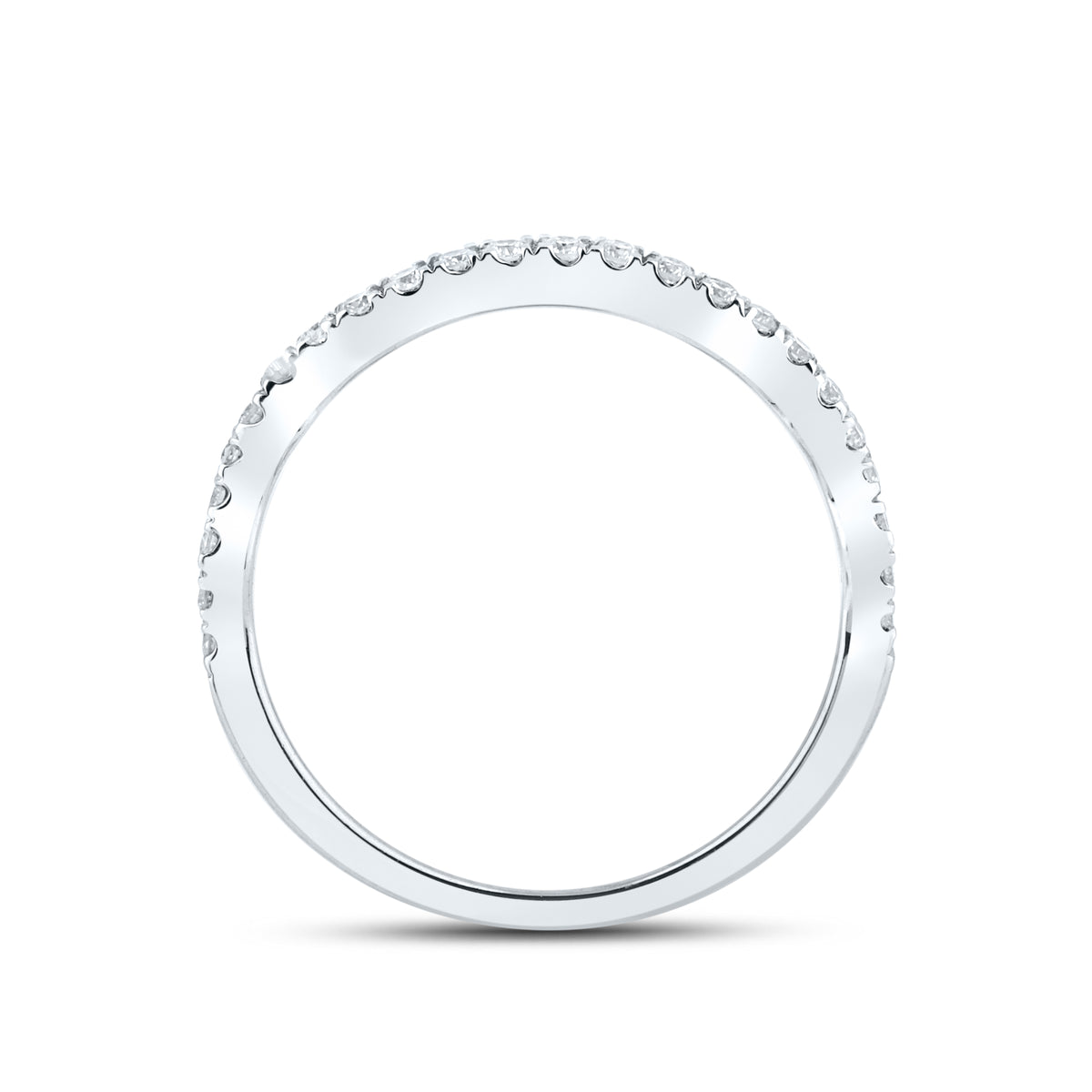 10kt white gold 1.29 CTW Natural Diamond Bridal ring set