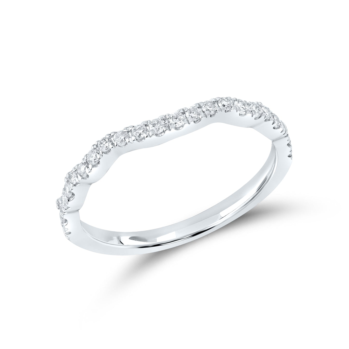 10kt white gold 1.29 CTW Natural Diamond Bridal ring set