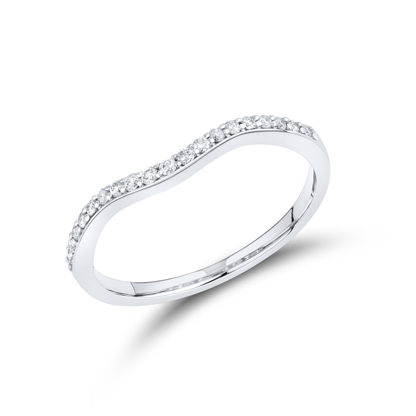 14kt White Gold 1.13 CTW Natural Diamond Bridal Ring Set