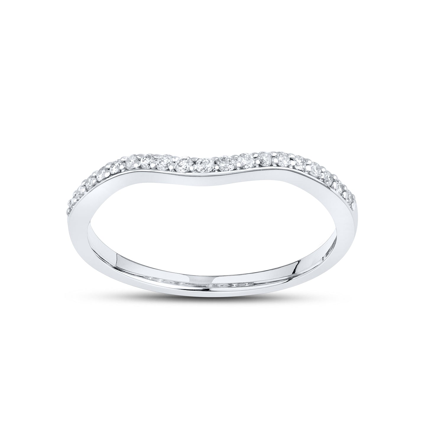 14kt White Gold 1.13 CTW Natural Diamond Bridal Ring Set