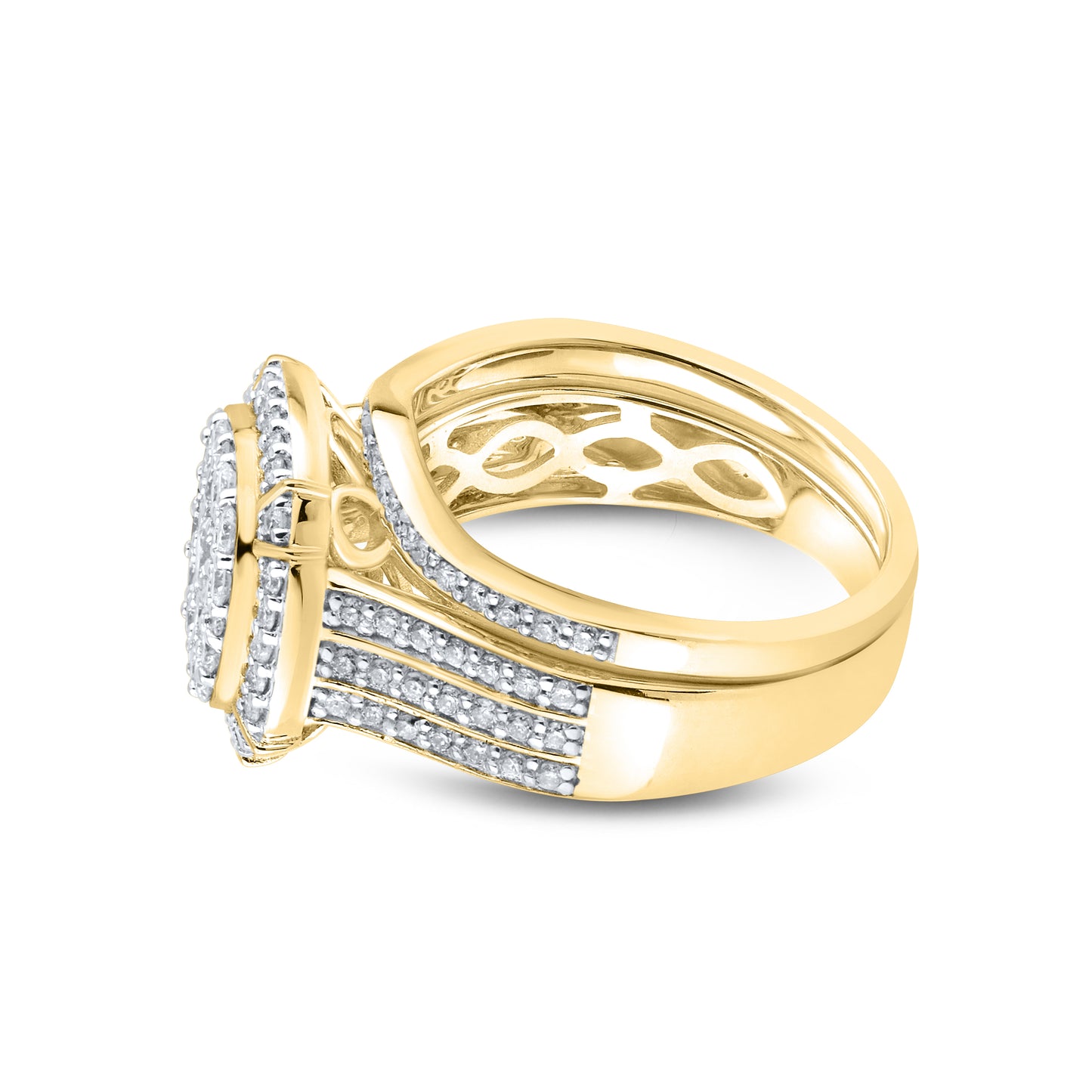 14kt Yellow Gold 1.13 CTW Diamond Bridal Ring Set