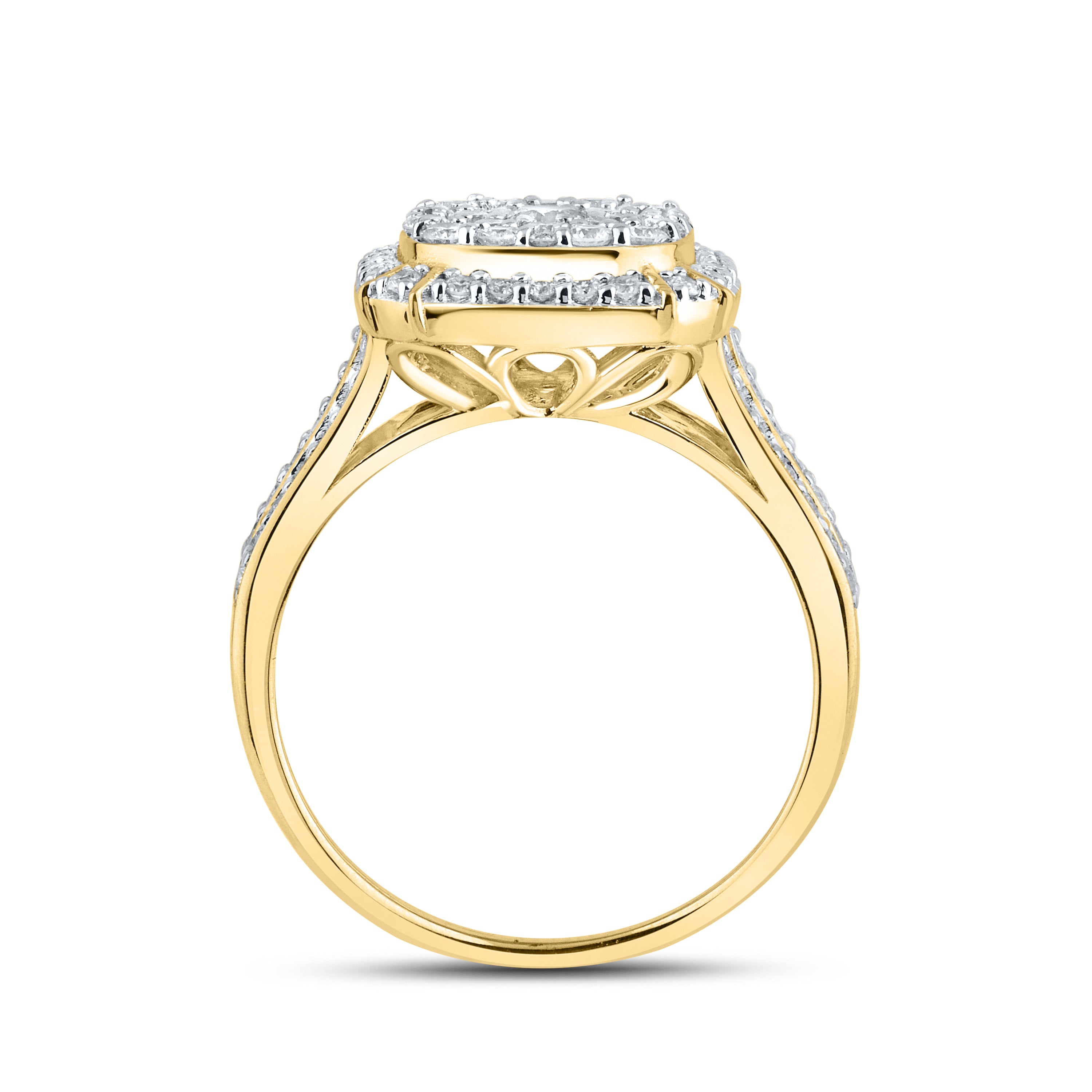 14kt Yellow Gold 1.13 CTW Diamond Bridal Ring Set