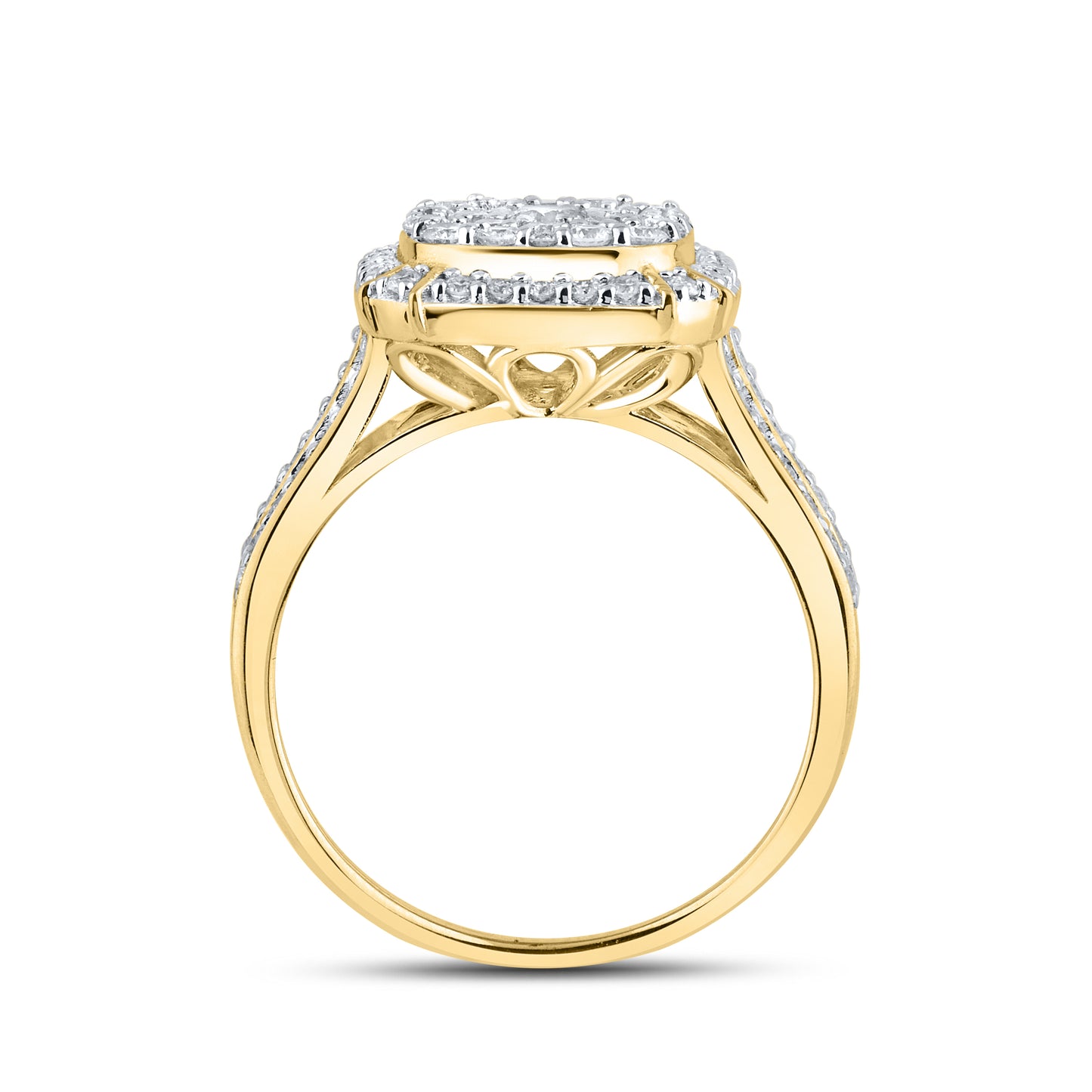 14kt Yellow Gold 1.13 CTW Diamond Bridal Ring Set