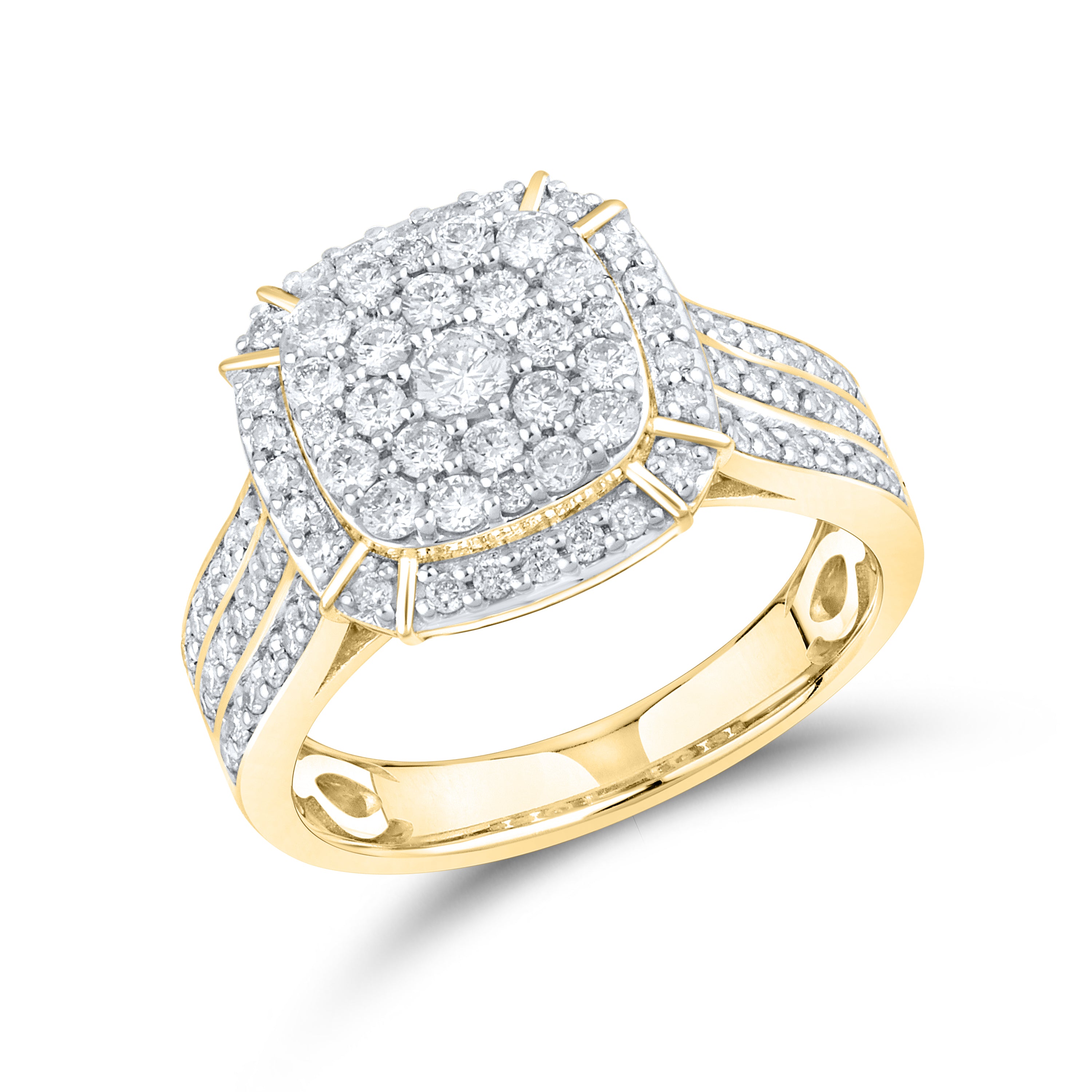 14kt Yellow Gold 1.13 CTW Diamond Bridal Ring Set