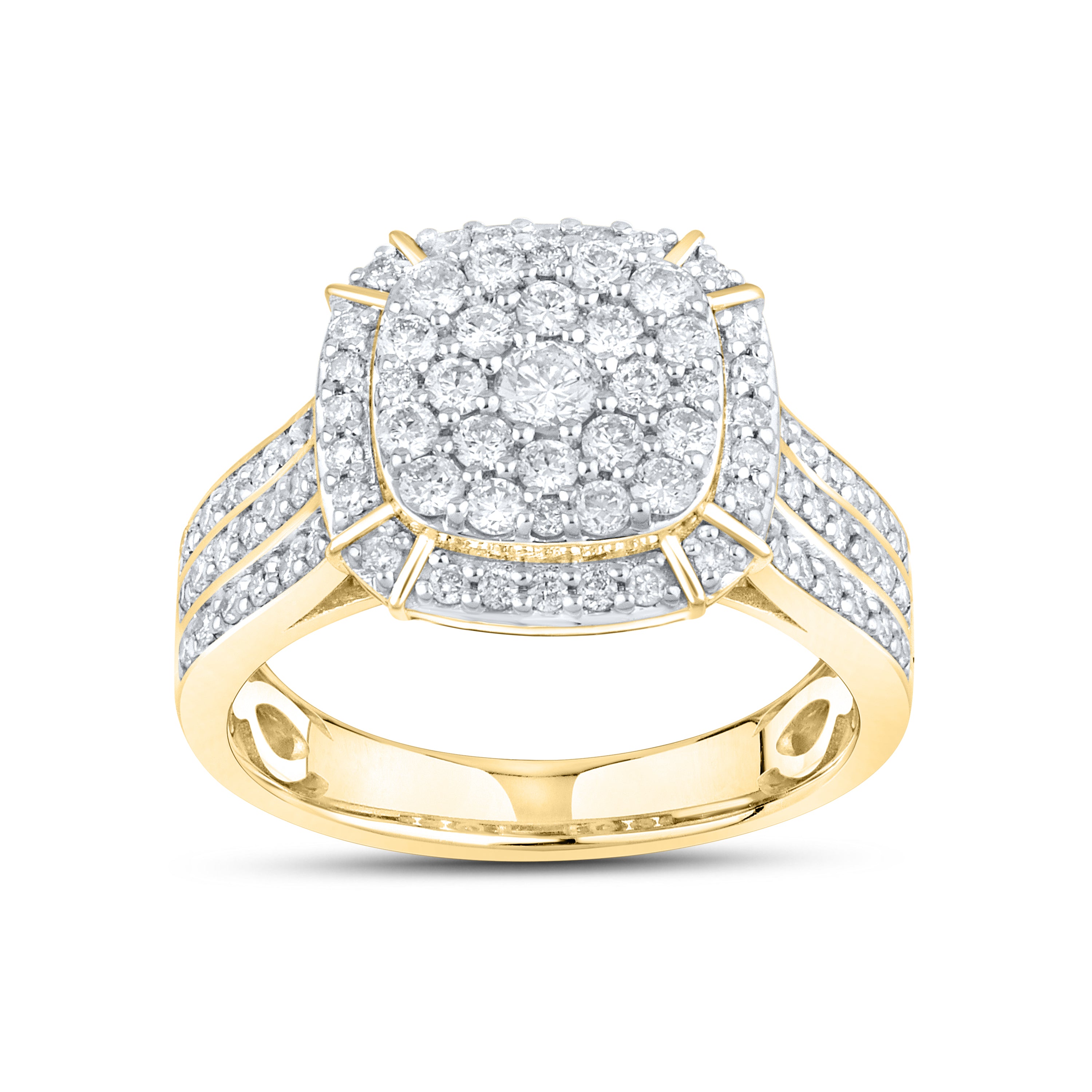 14kt Yellow Gold 1.13 CTW Diamond Bridal Ring Set
