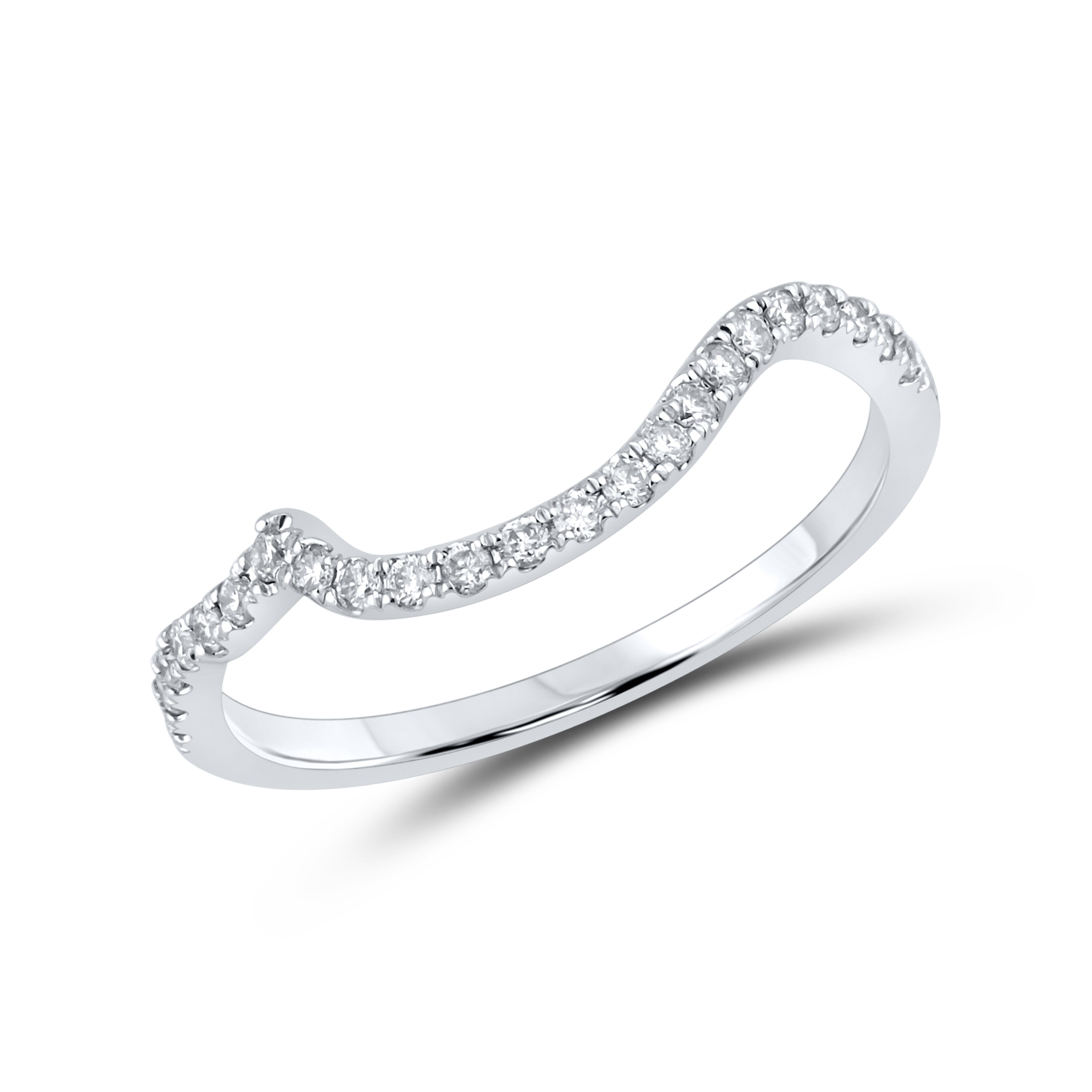 10kt White Gold 1.10 CTW Natural Diamond Bridal Ring Set