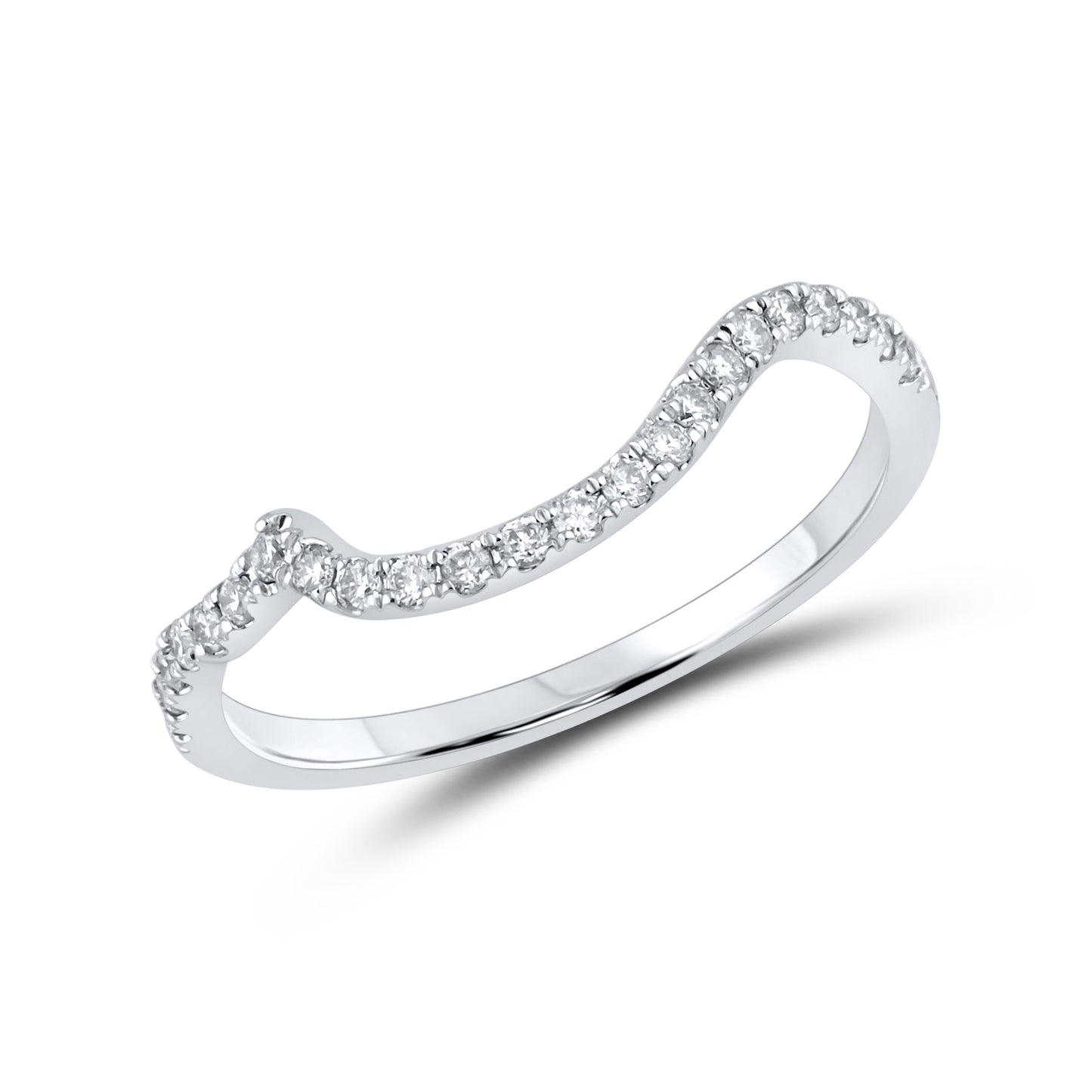 10k White Gold 1.10 CTW Diamond Bridal Ring Set