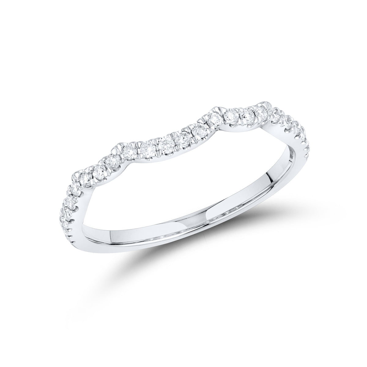 14kt White Gold 1.01 CTW Natural Diamond Bridal Ring Set