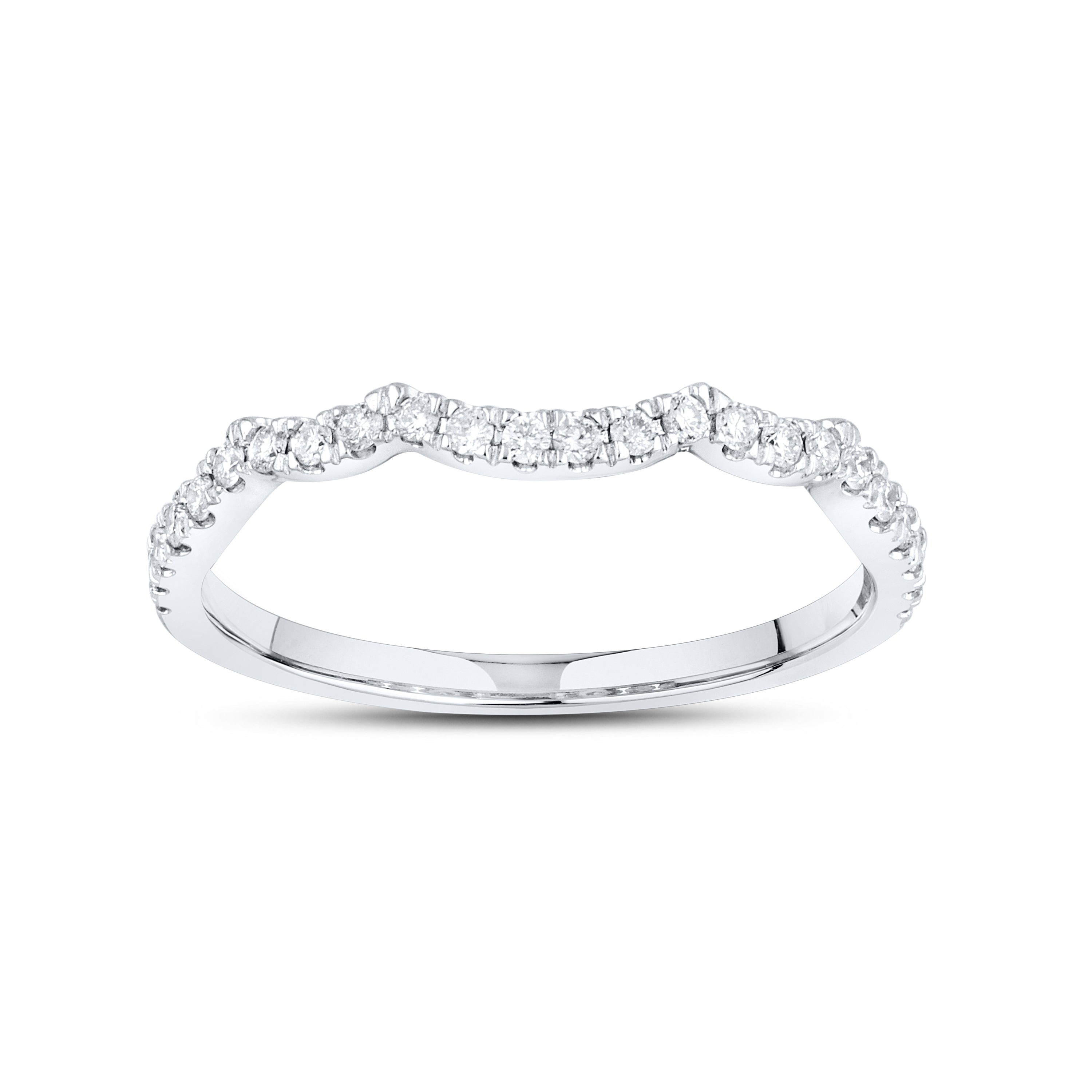 14kt White Gold 1.01 CTW Natural Diamond Bridal Ring Set