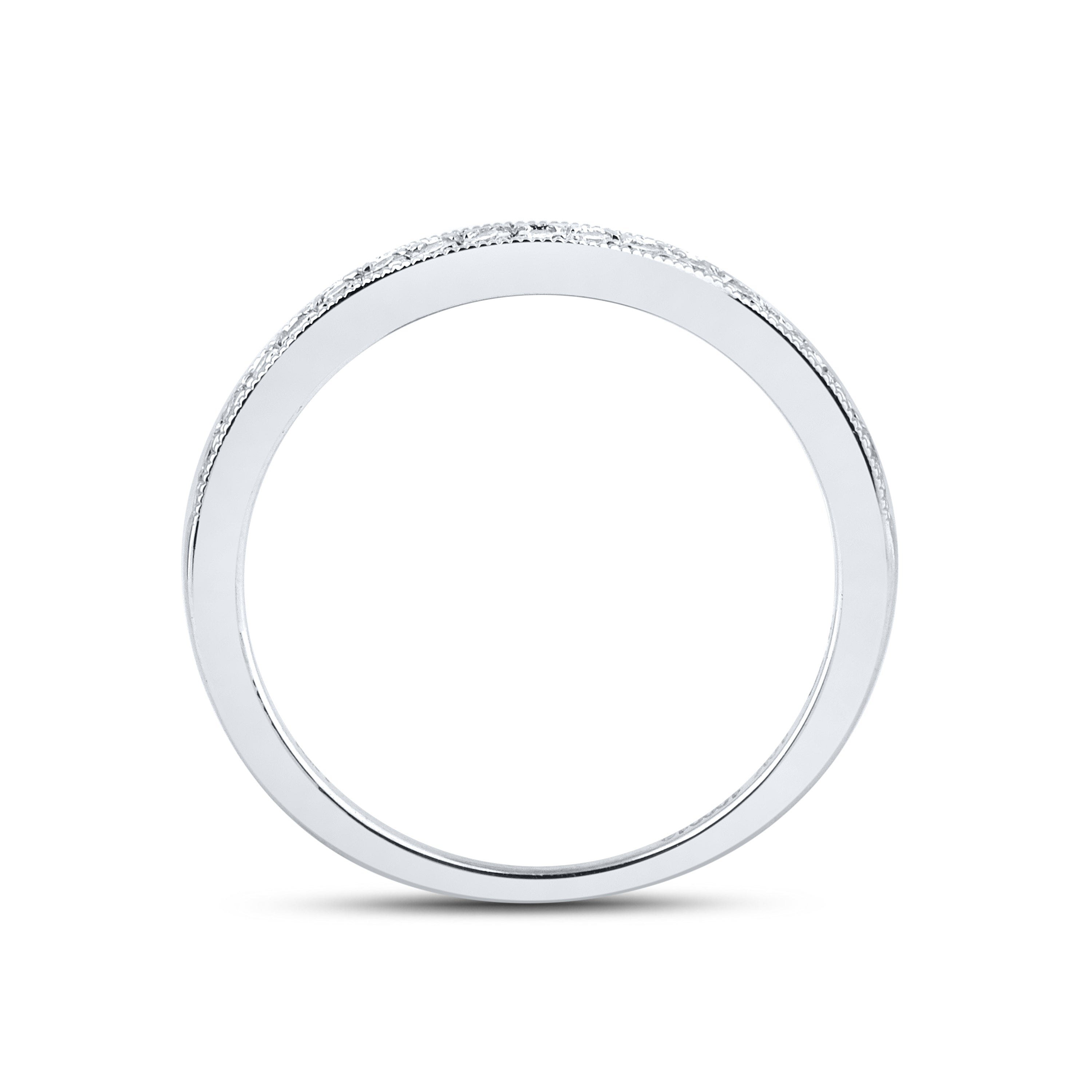 10KT WHITE GOLD 0.99 CTW DIAMOND BRIDAL SET