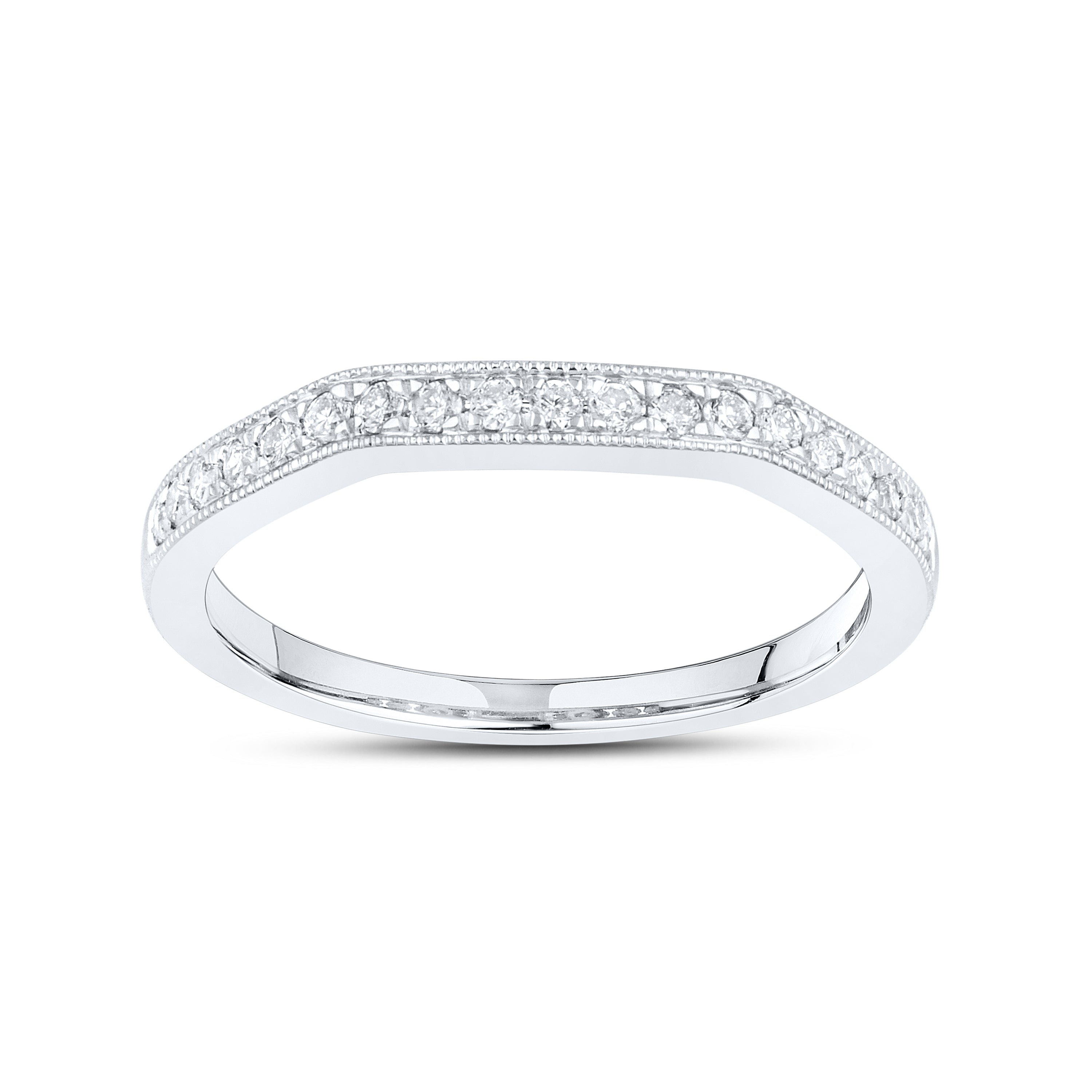 10KT WHITE GOLD 0.99 CTW DIAMOND BRIDAL SET