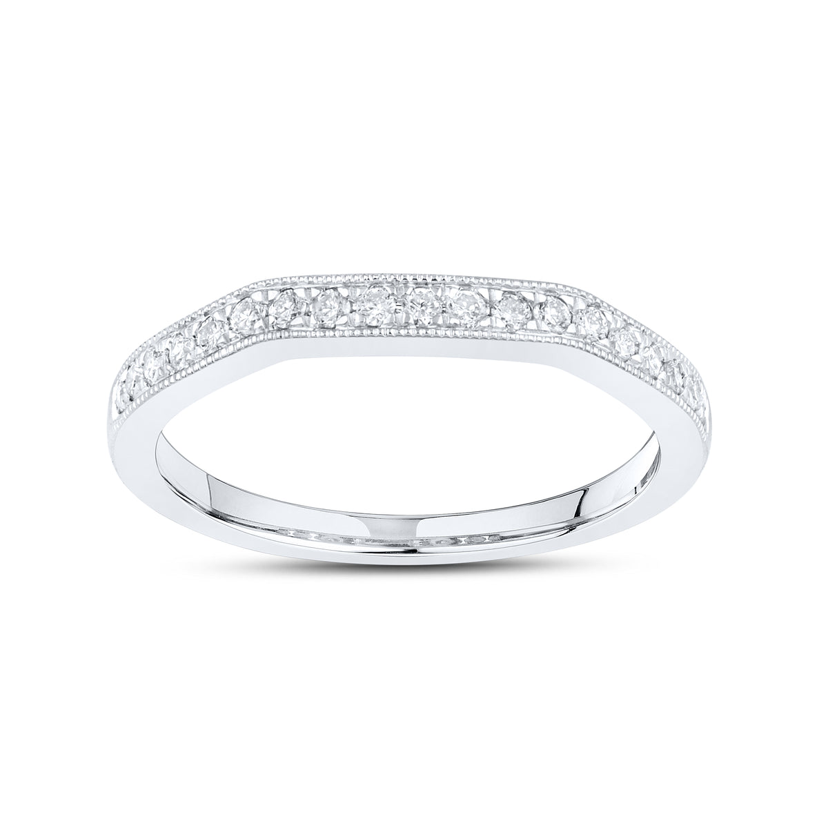 10KT WHITE GOLD 0.99 CTW DIAMOND BRIDAL SET