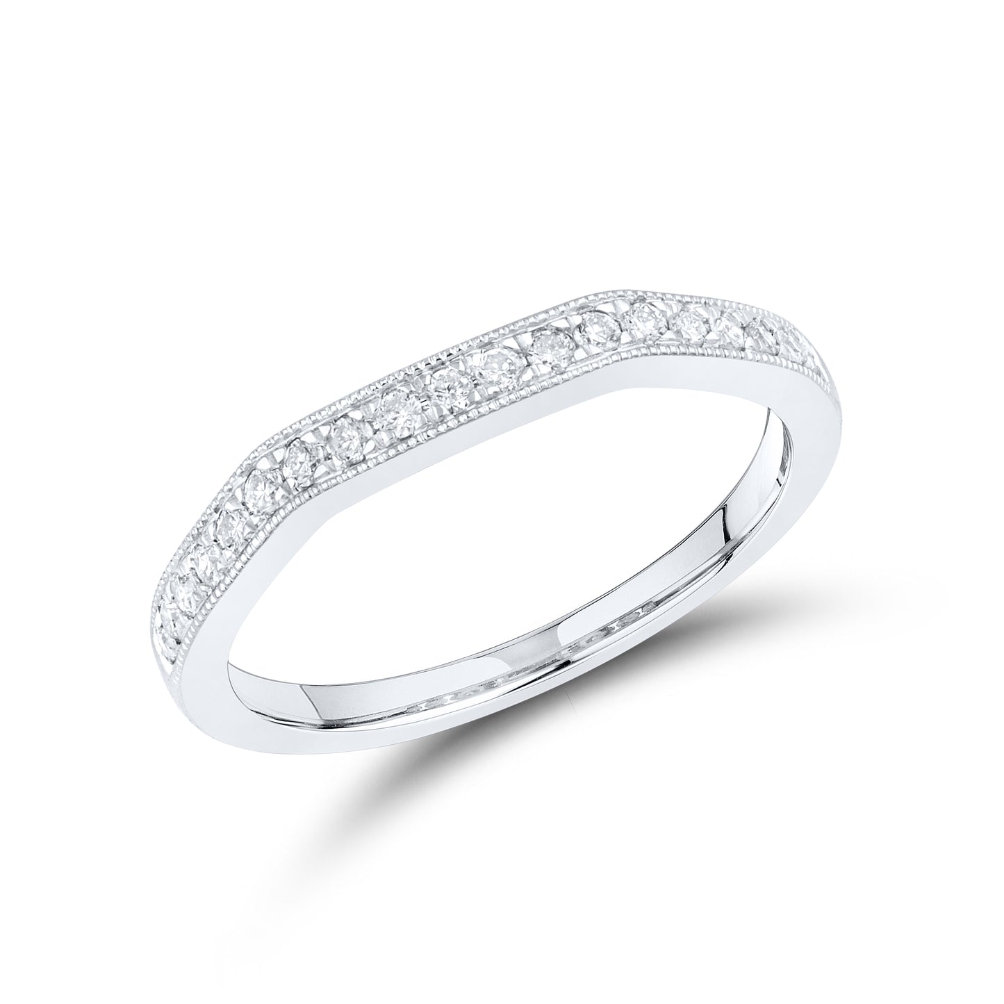 10KT WHITE GOLD 0.99 CTW DIAMOND BRIDAL SET