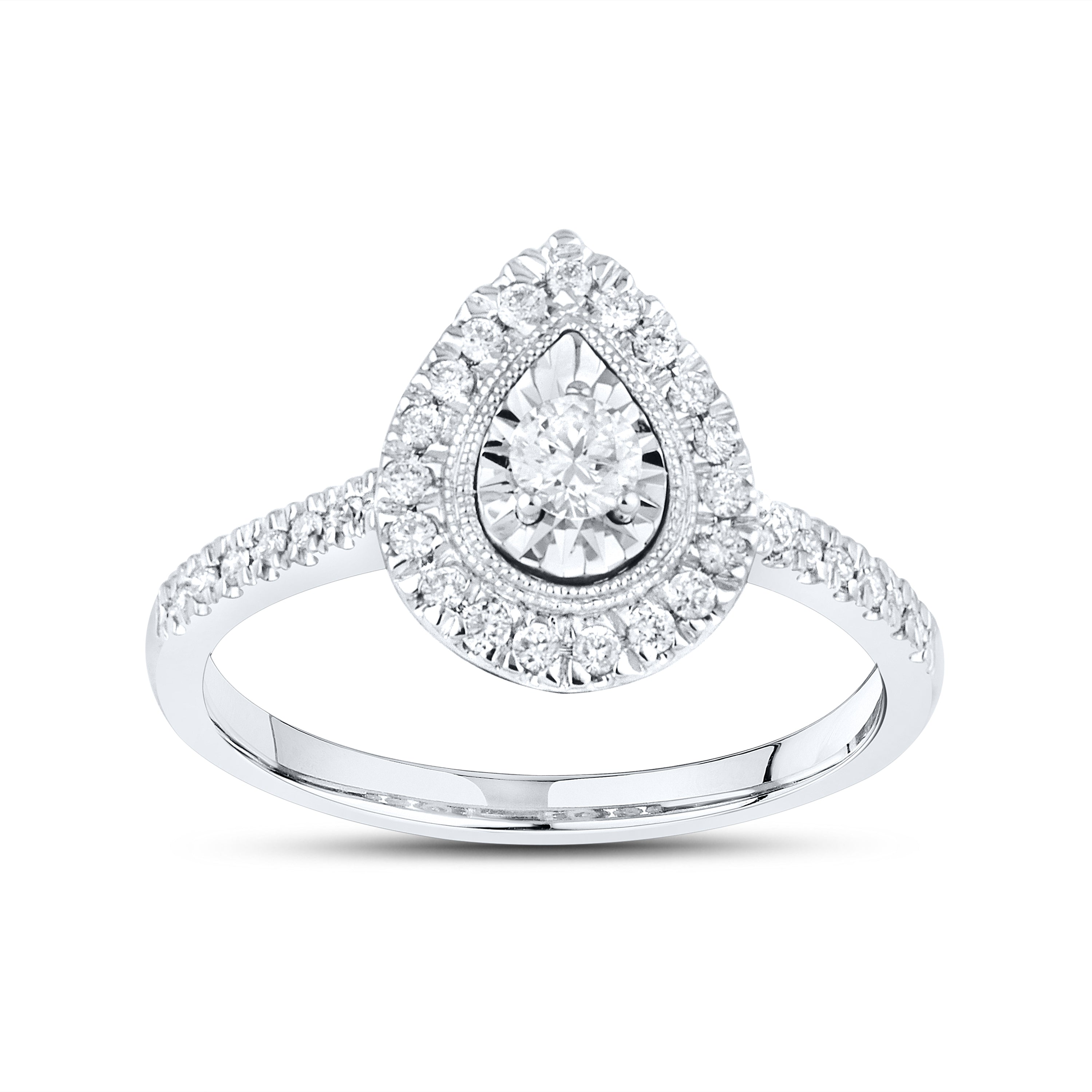 14k white gold 1.05 CTW Natural Diamond Bridal ring set