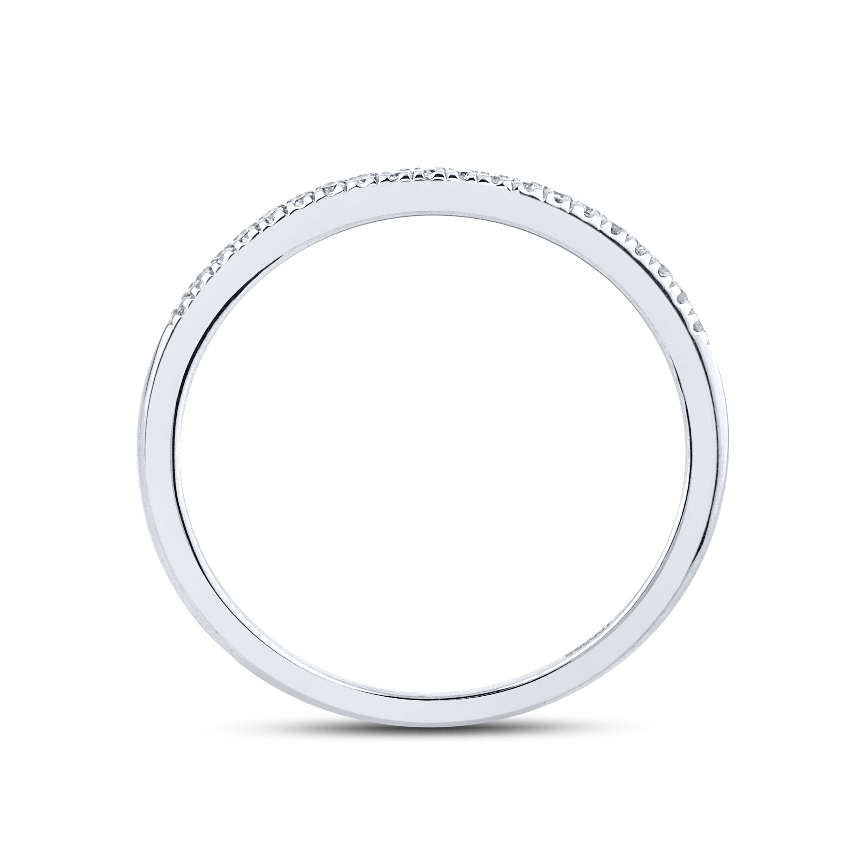 10KT WHITE GOLD 0.54 CTW DIAMOND BRIDAL SET