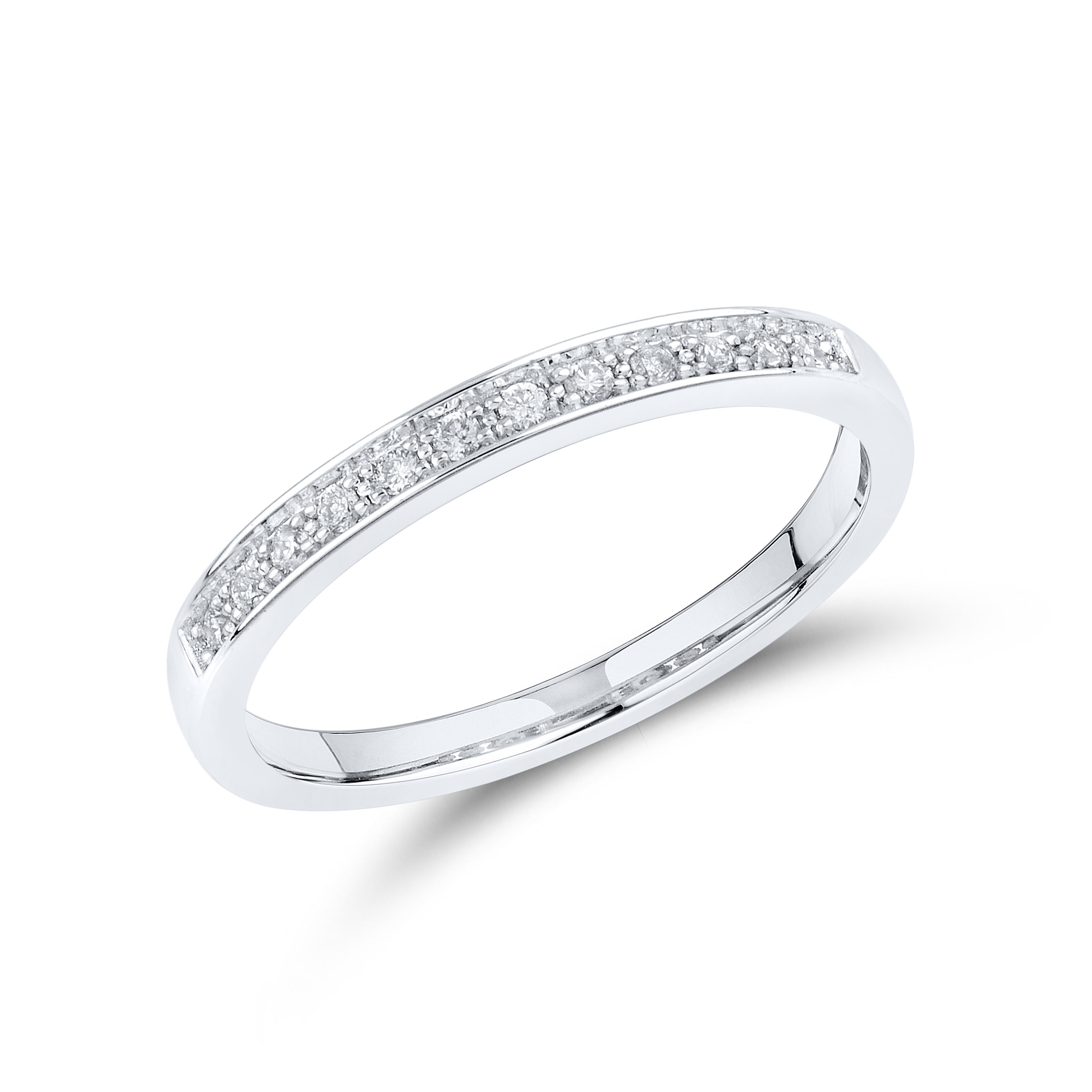 14kt White Gold 0.48 CTW Natural Diamond Bridal Ring Set