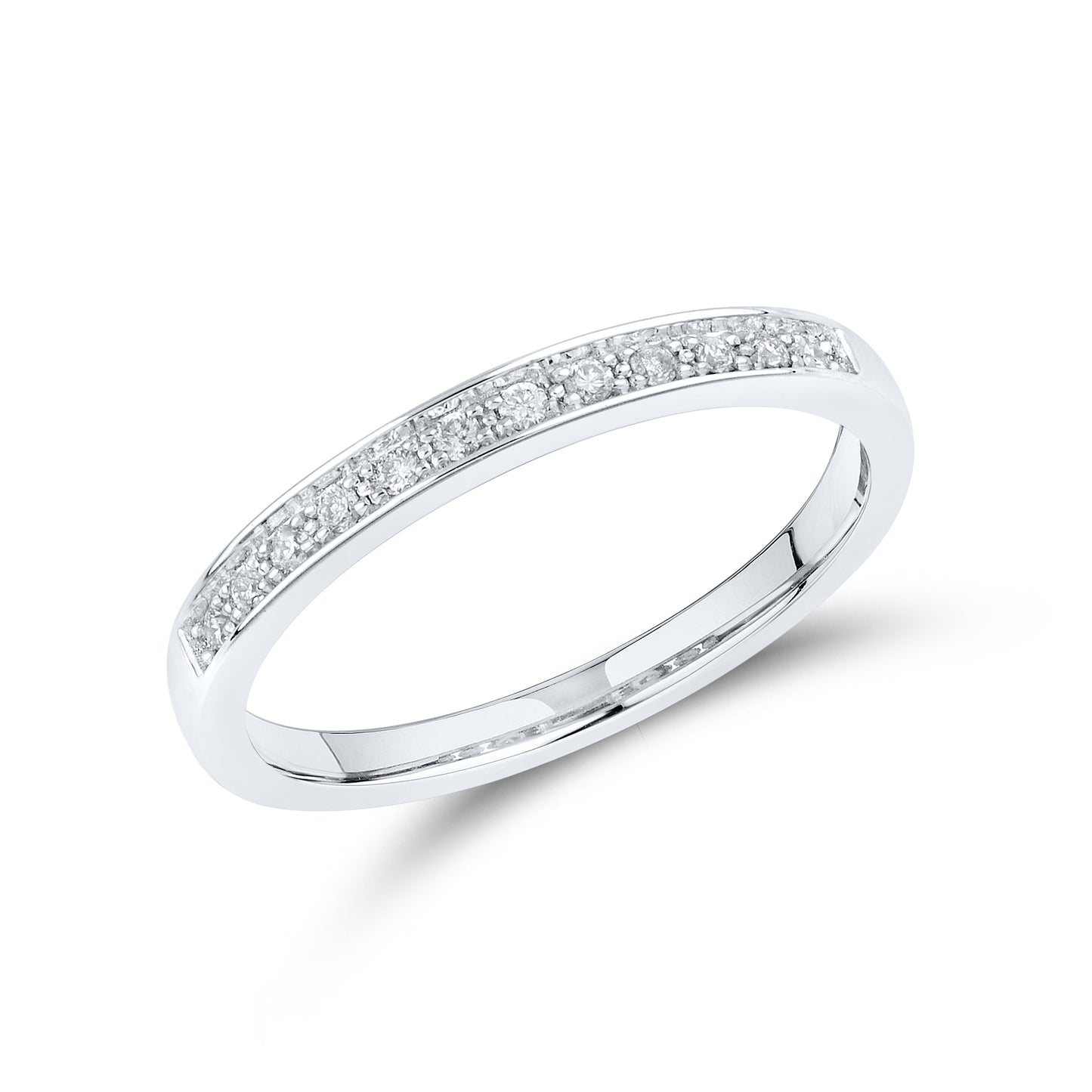 14kt White Gold 0.48 CTW Natural Diamond Bridal Ring Set