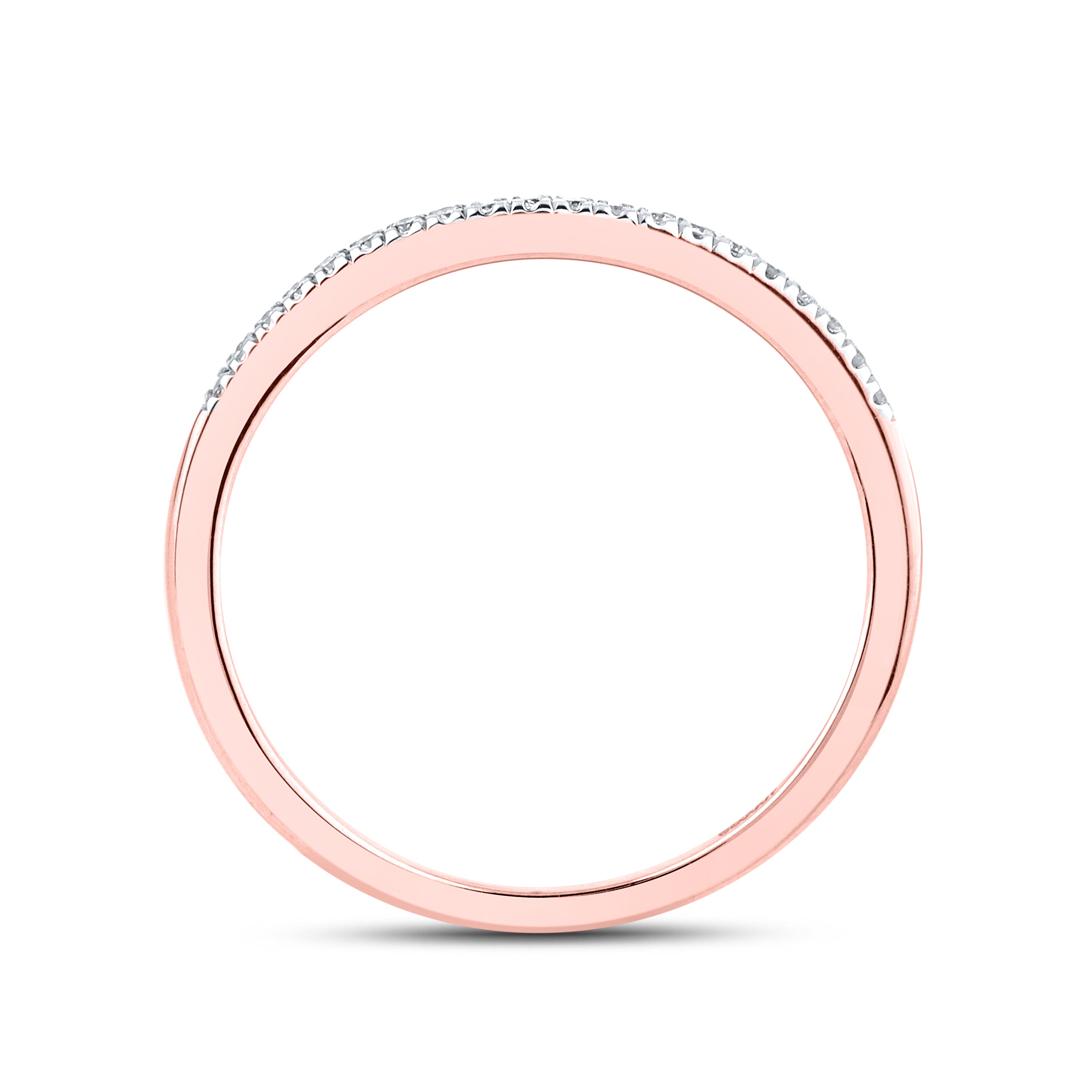 10KT ROSE GOLD 0.53 CTW DIAMOND BRIDAL SET