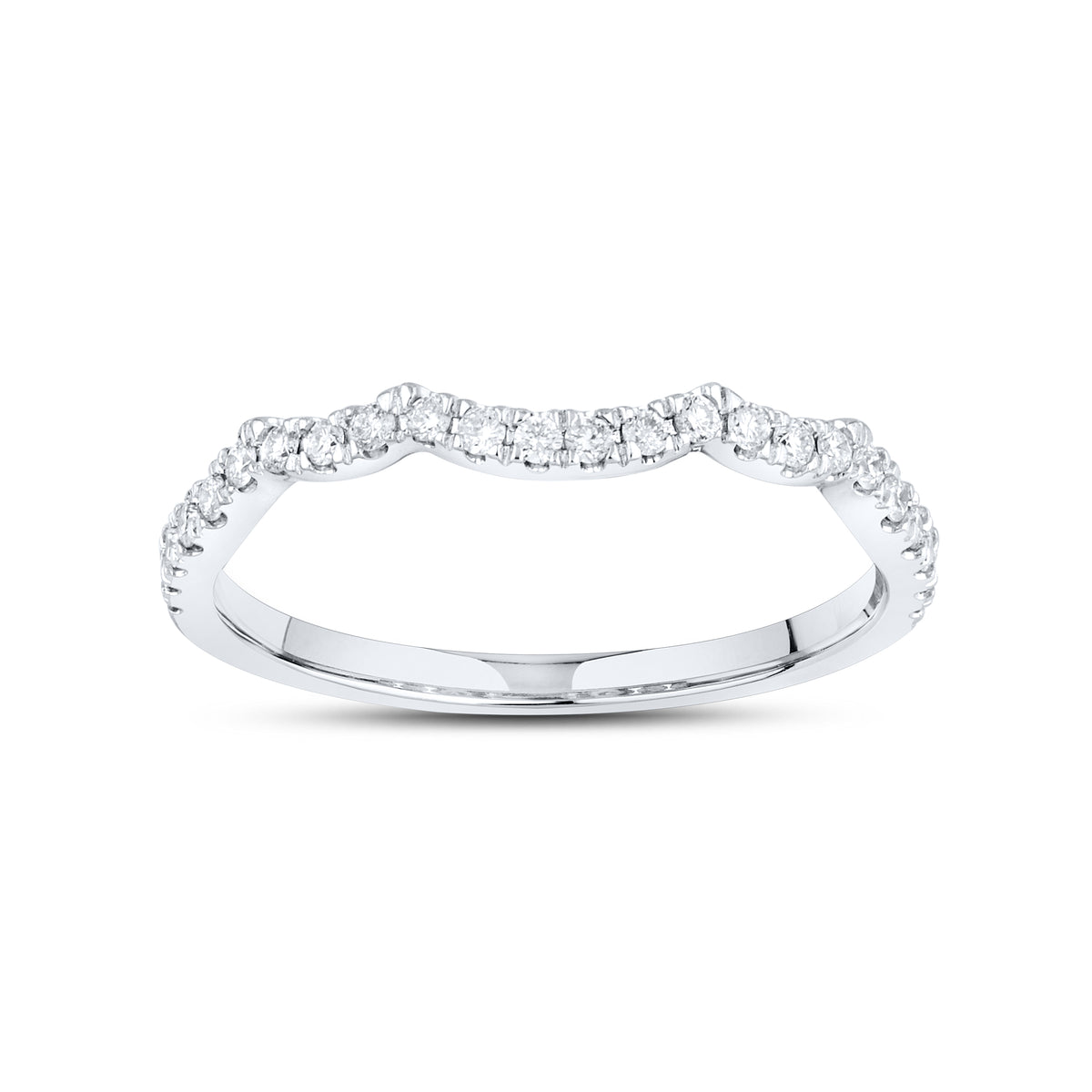 14KT WHITE GOLD NATURAL DIAMOND BRIDAL RING SET 0.50 CTW