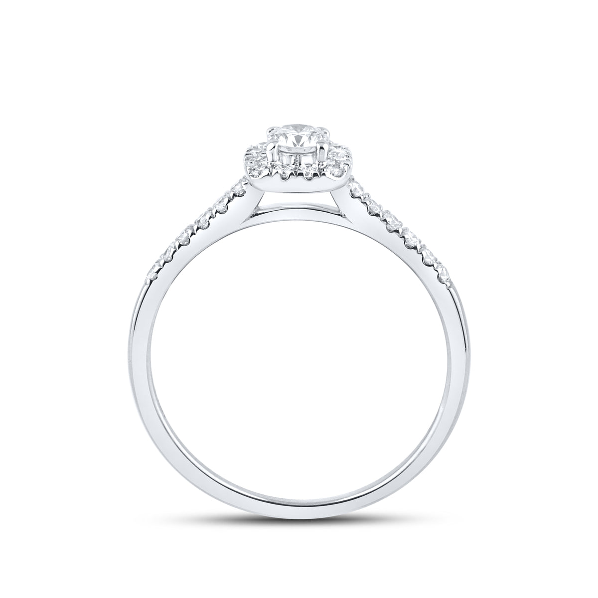 14KT WHITE GOLD 0.49 CTW DIAMOND BRIDAL RING SET