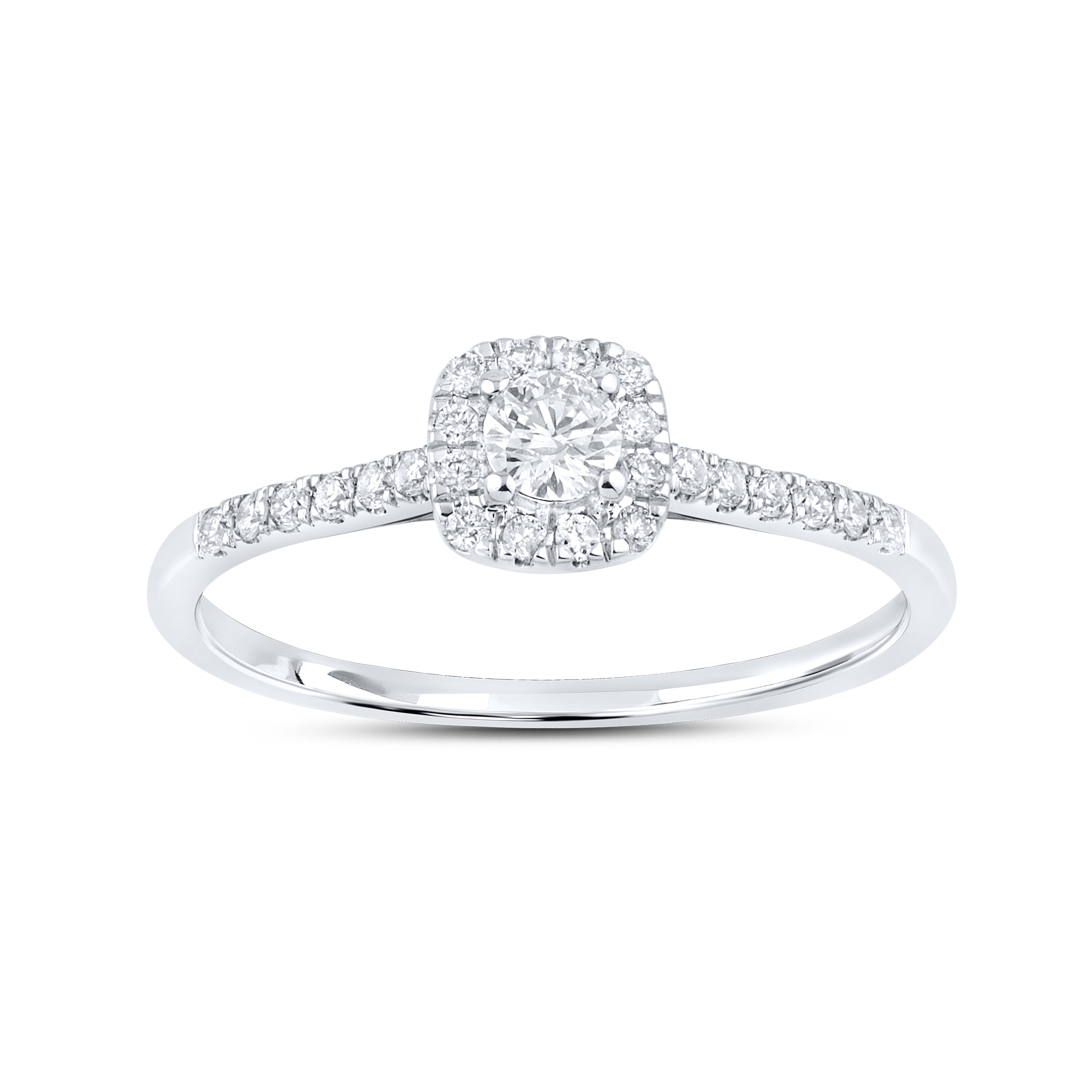 14KT WHITE GOLD 0.49 CTW DIAMOND BRIDAL RING SET