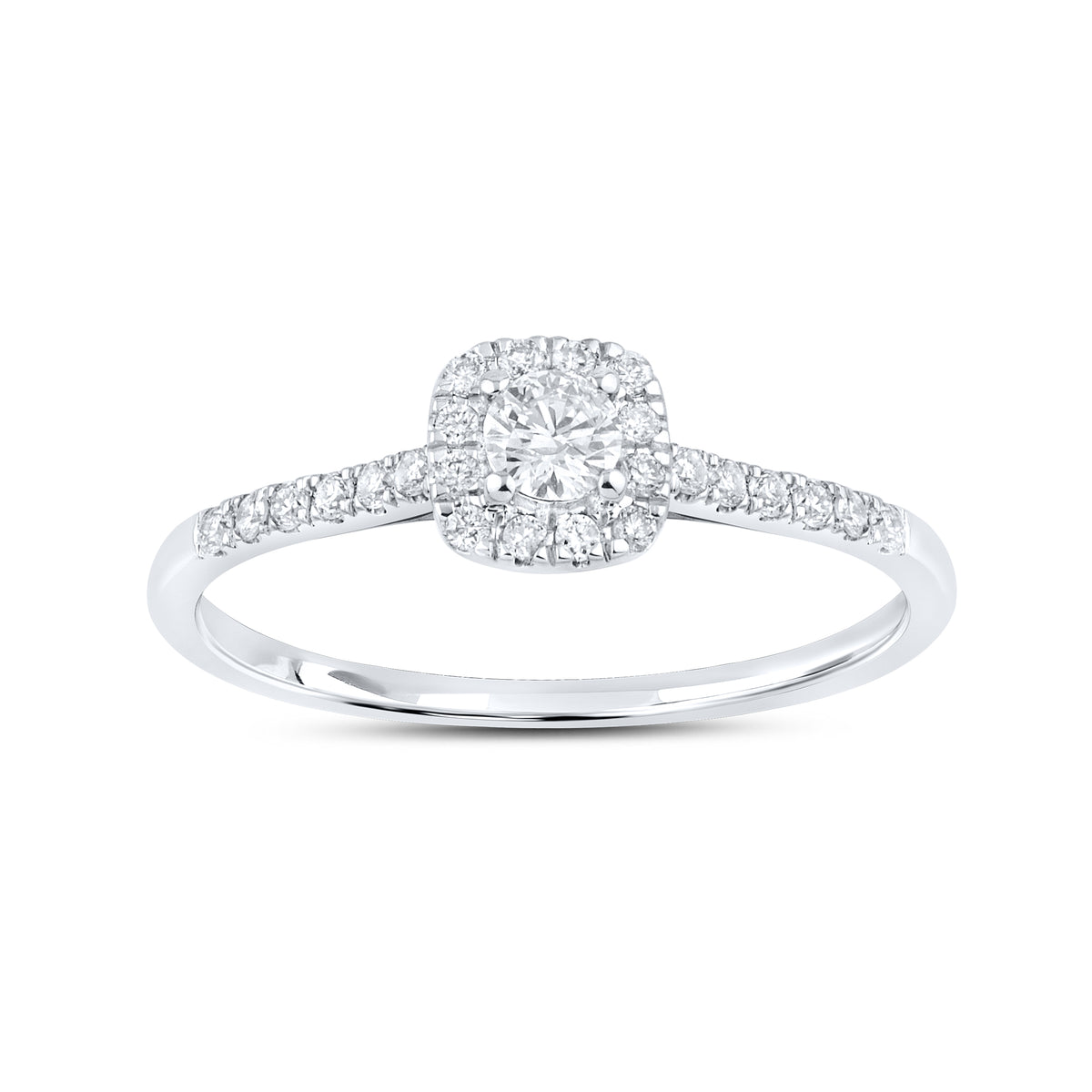 14KT WHITE GOLD 0.49 CTW DIAMOND BRIDAL RING SET