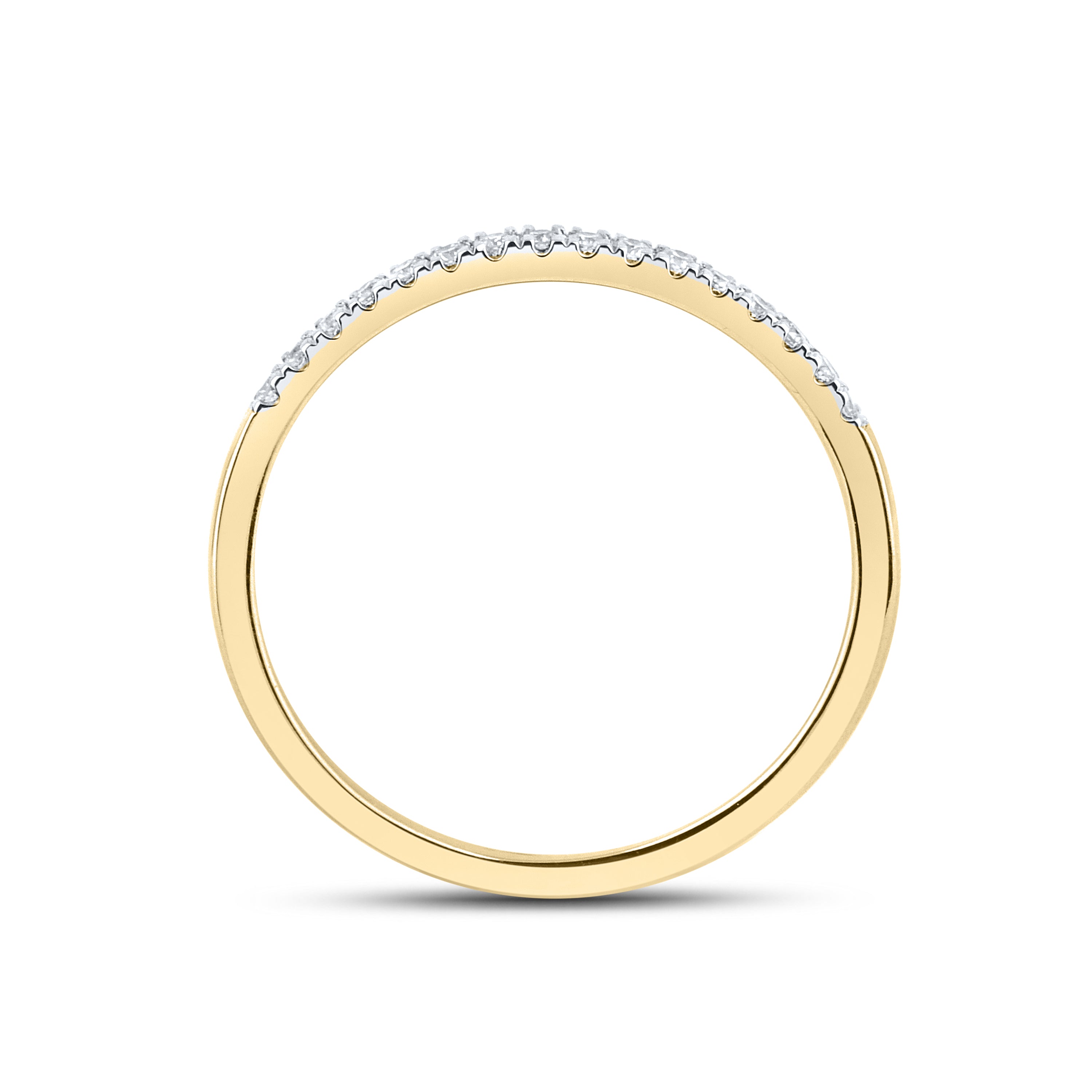 14KT YELLOW GOLD 0.49 CTW DIAMOND BRIDAL RING SET