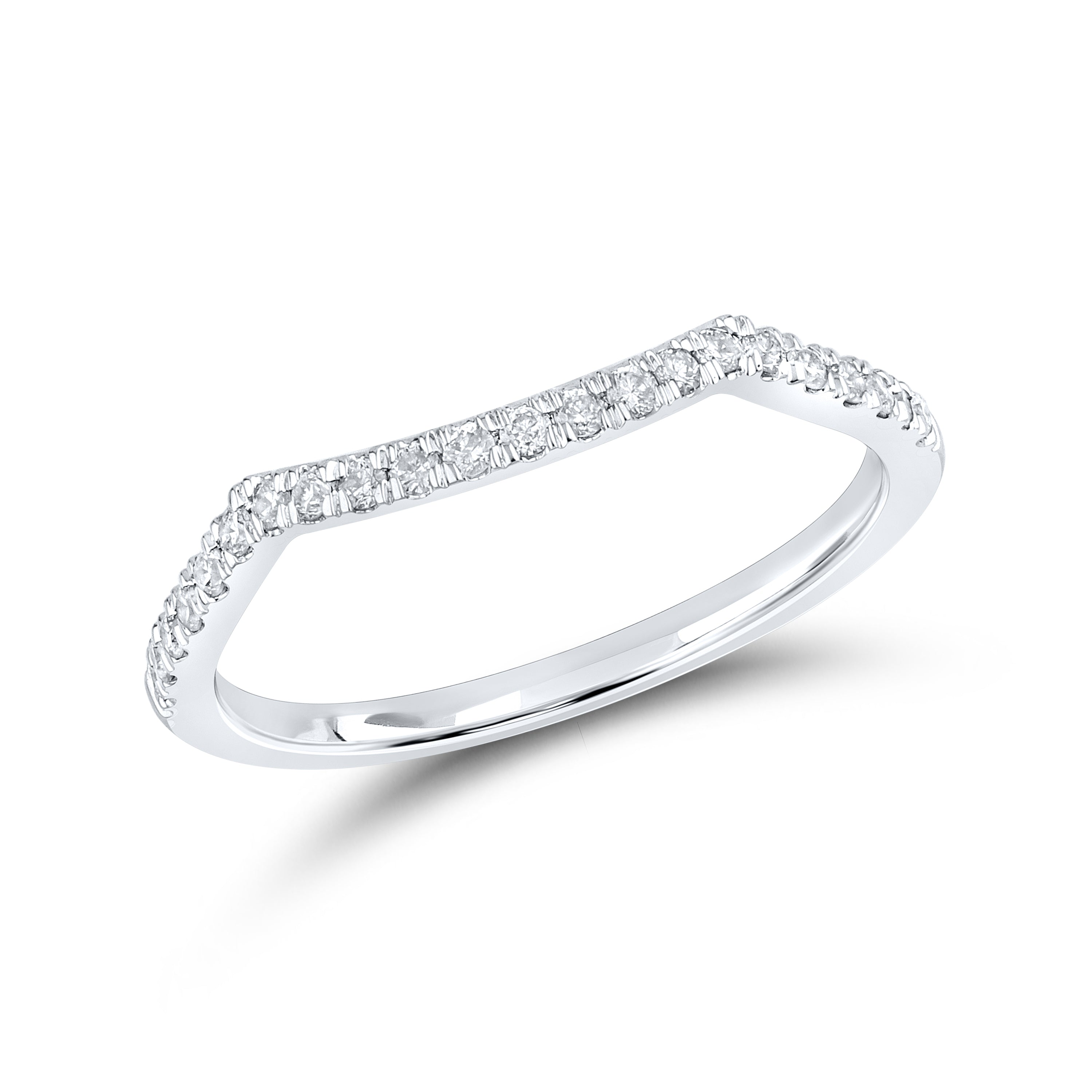 14kt white gold 0.84 CTW Natural Diamond Bridal ring set