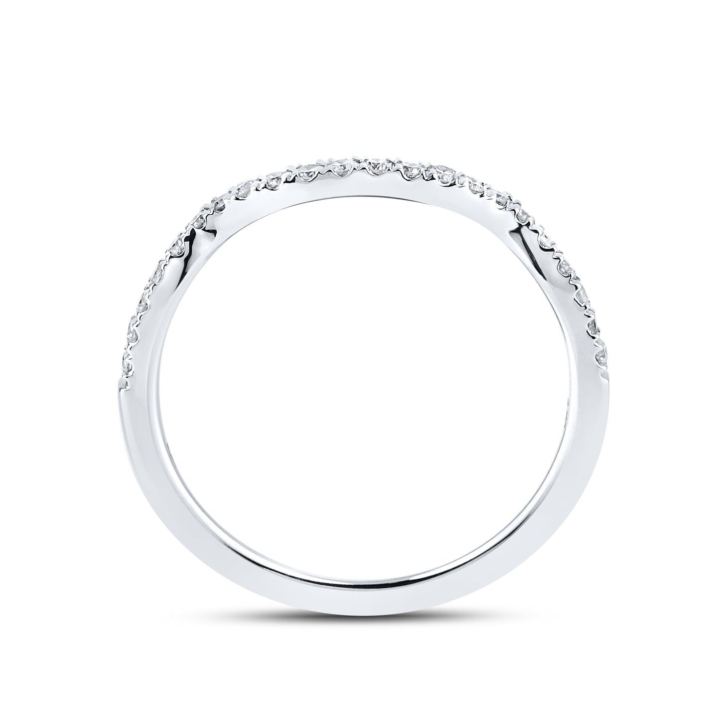 14kt white gold 0.84 CTW Natural Diamond Bridal ring set
