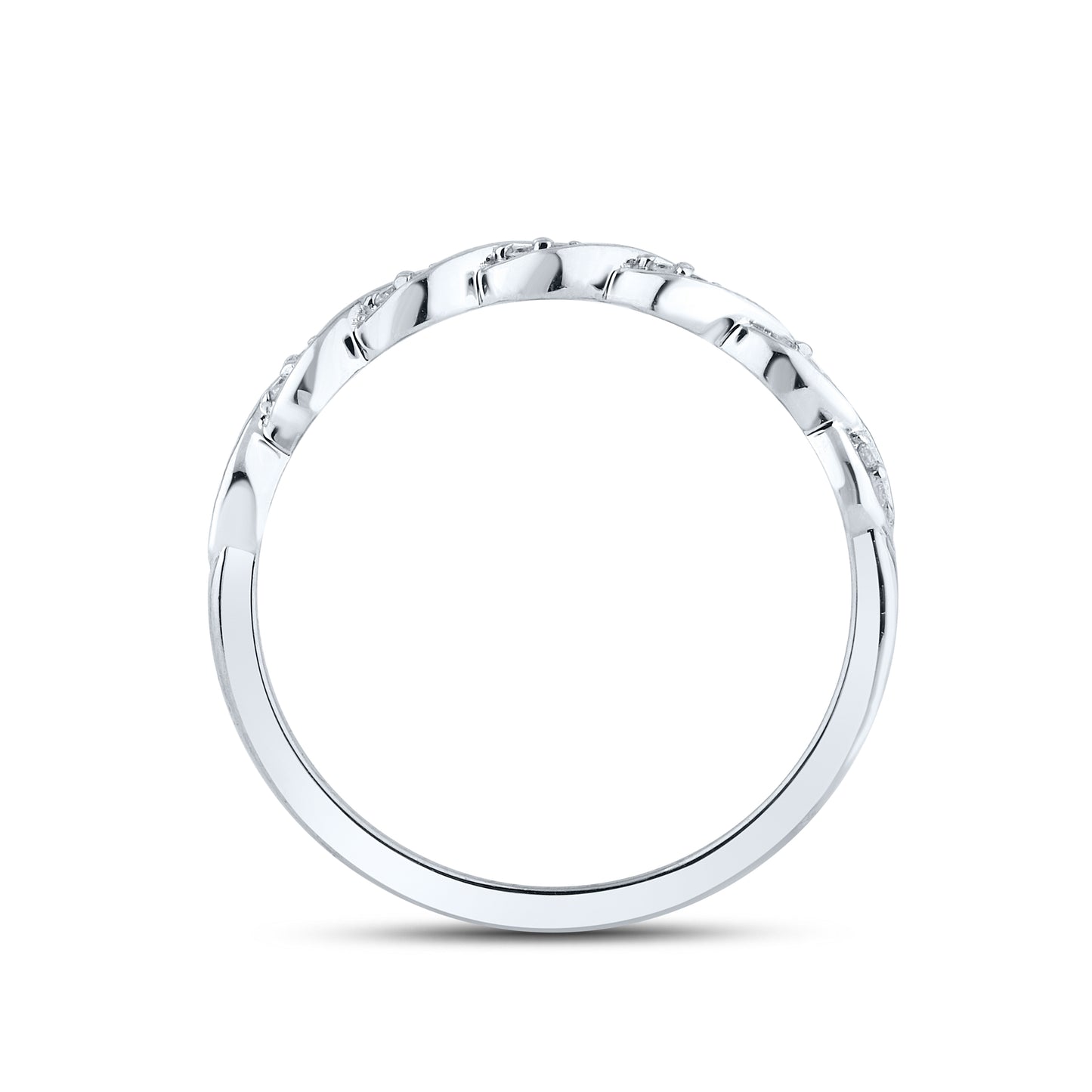 10kt White Gold Ring 0.36 CTW Heart Shape Diamond Bridal Ring Set