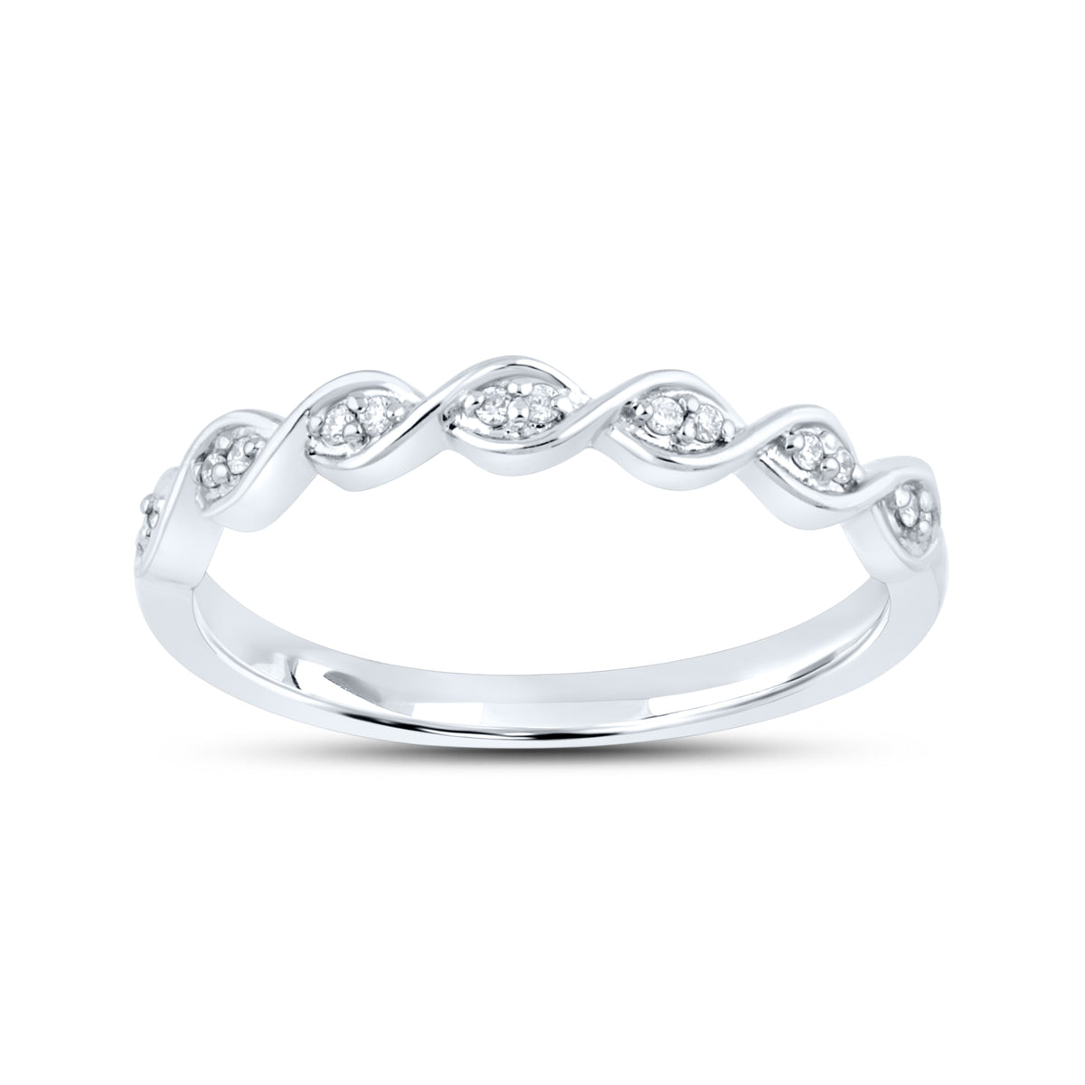 10kt White Gold Ring 0.36 CTW Heart Shape Diamond Bridal Ring Set