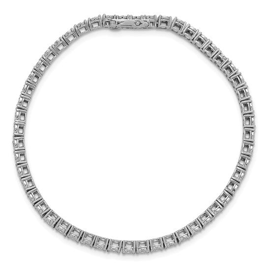 Sterling Silver 1 CTW Lab Grown Diamond VS/SI+ G+ Comp Tennis Bracelet