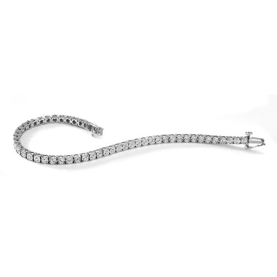Sterling Silver 1 CTW Lab Grown Diamond VS/SI+ G+ Comp Tennis Bracelet