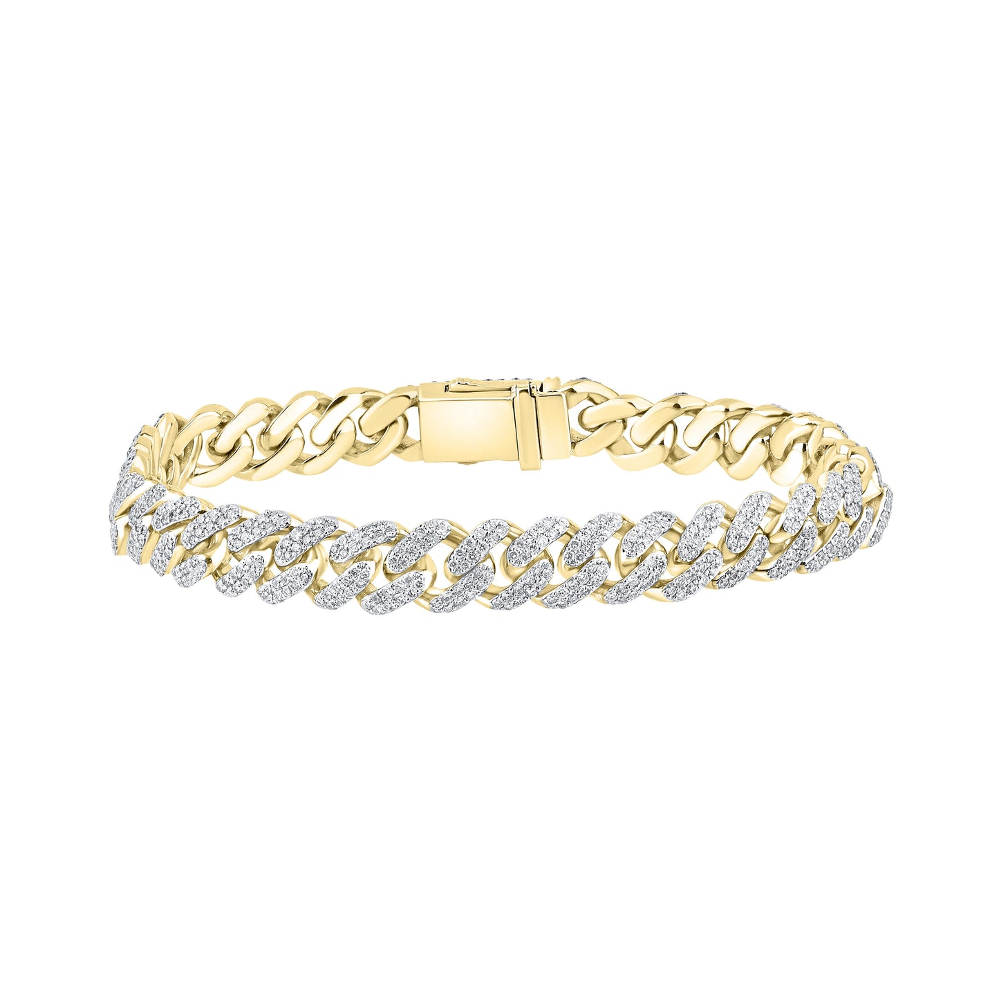 10k Yellow gold 4.72 CTW Natural Diamond Bracelet