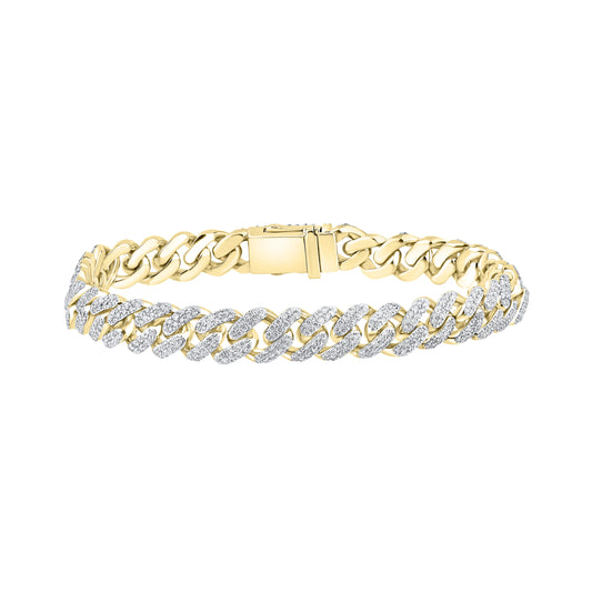 10k Yellow gold 4.72 CTW Natural Diamond Bracelet