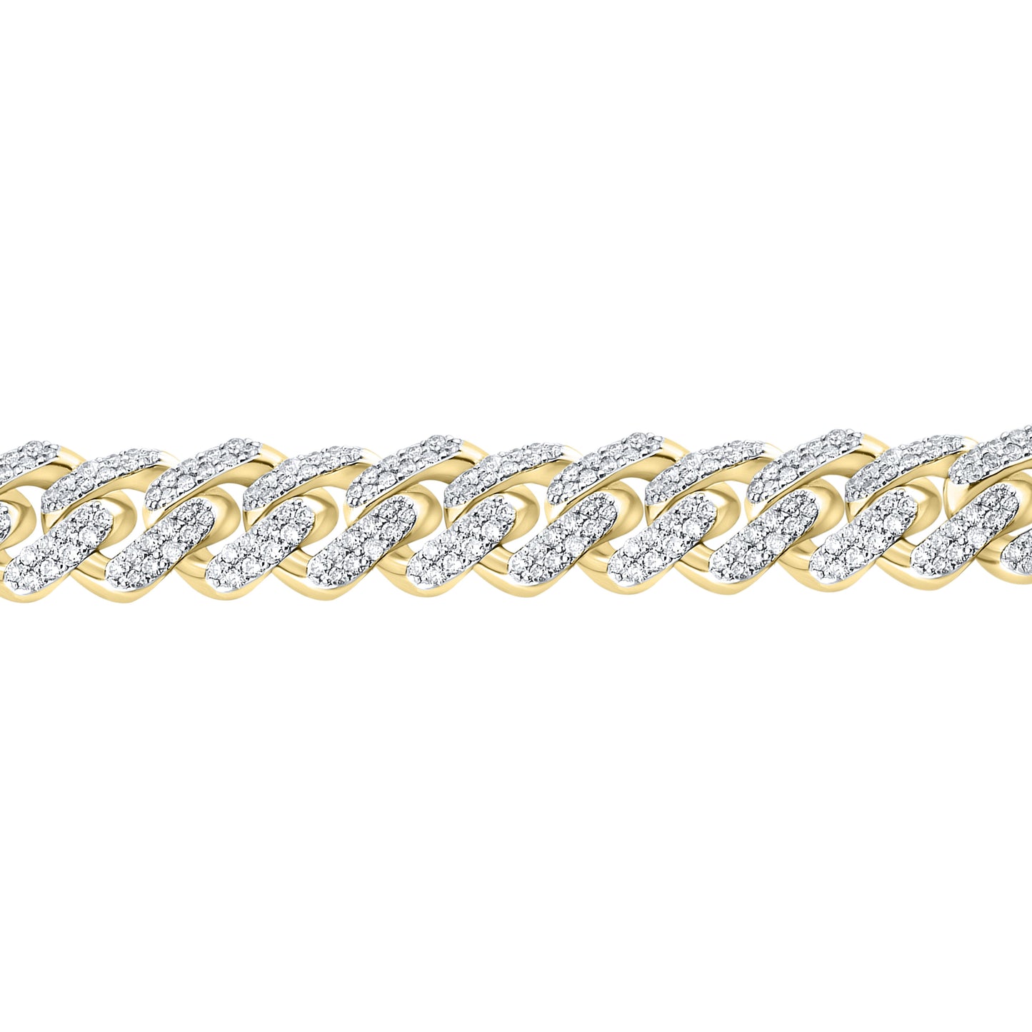 10k Yellow gold 4.72 CTW Natural Diamond Bracelet