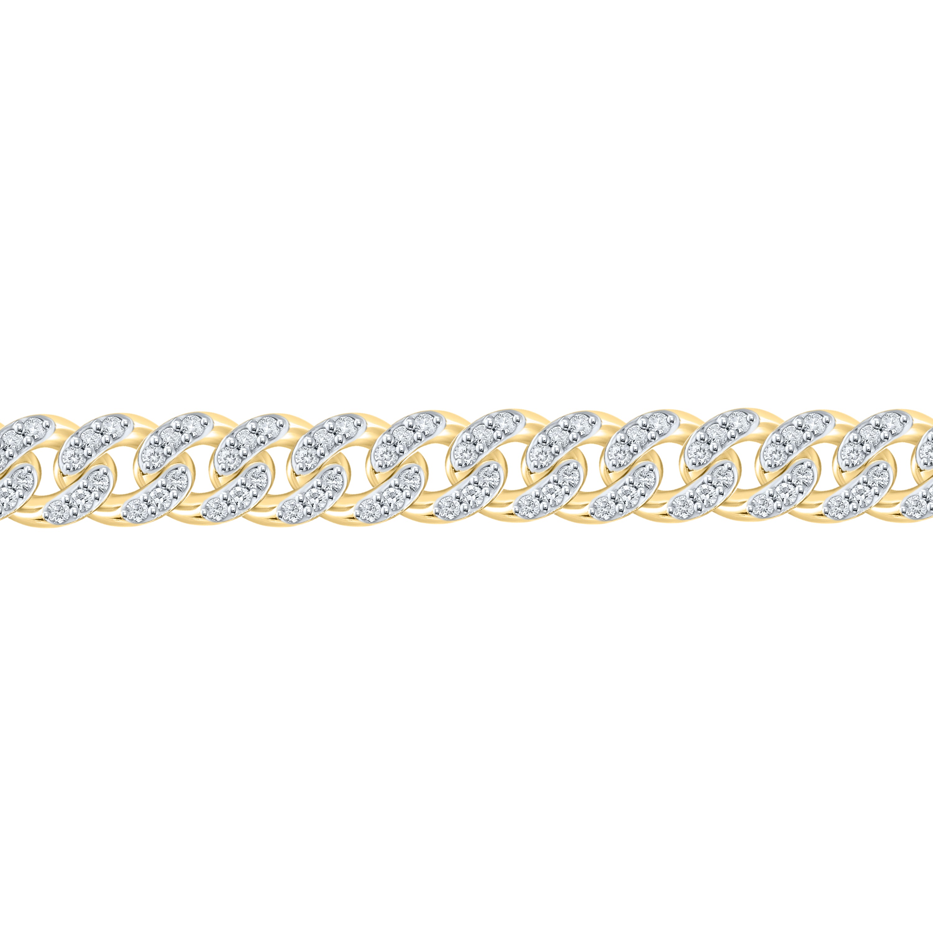 10kt Yellow gold 4.31 CTW Natural Diamond Bracelet