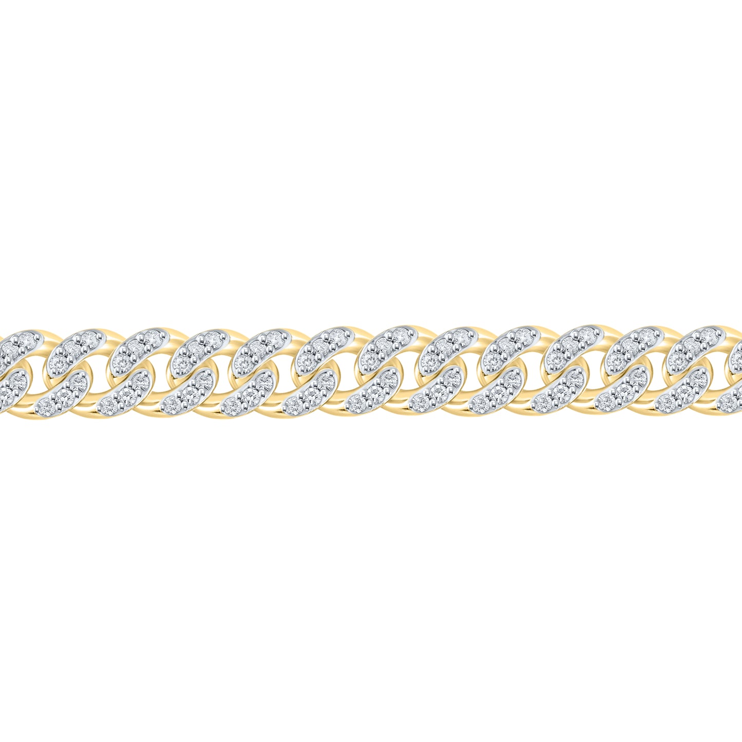 10kt Yellow gold 4.31 CTW Natural Diamond Bracelet