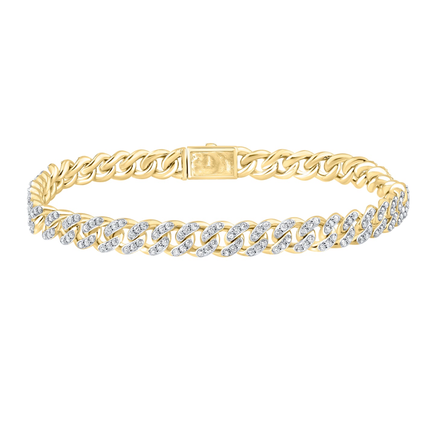 10kt Yellow gold 4.31 CTW Natural Diamond Bracelet