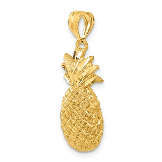 14kt Yellow Gold Pineapple Charm