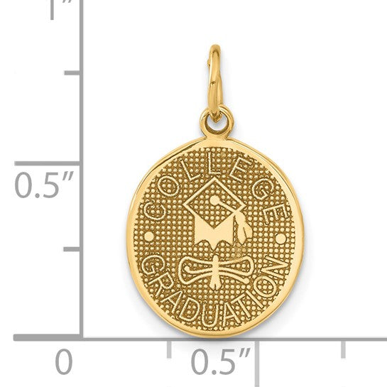 14kt Yellow Gold COLLEGE GRADUATION Charm