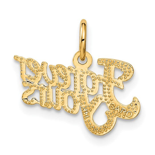 14KT YELLOW GOLD FOREVER YOURS Charm