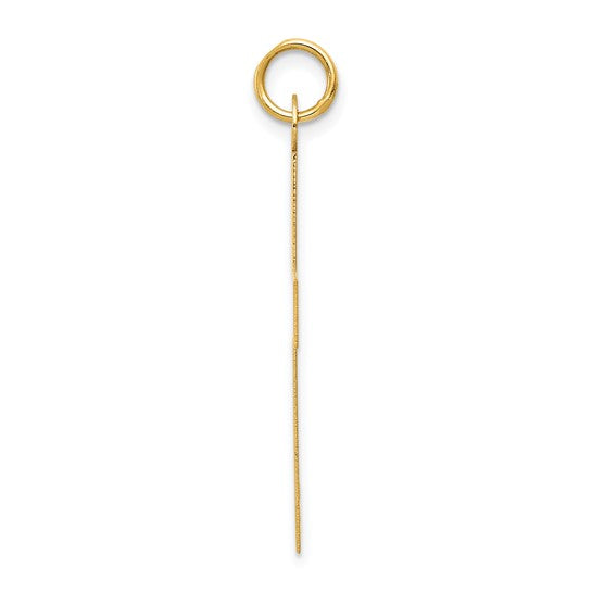 14kt Yellow Gold Polished Cross Charm