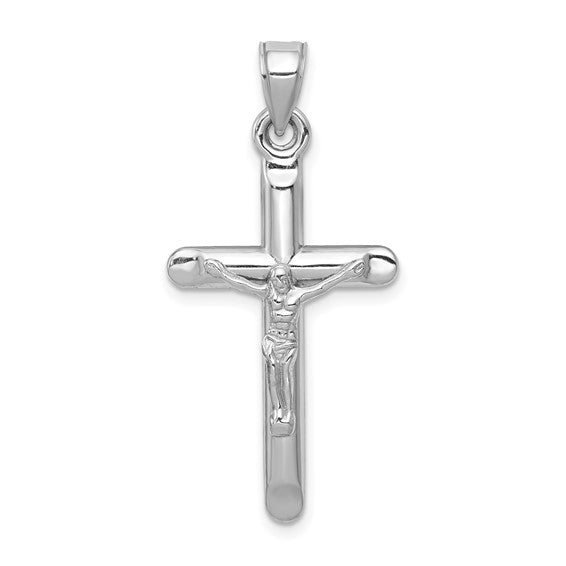 14kt White Gold Crucifix Pendant