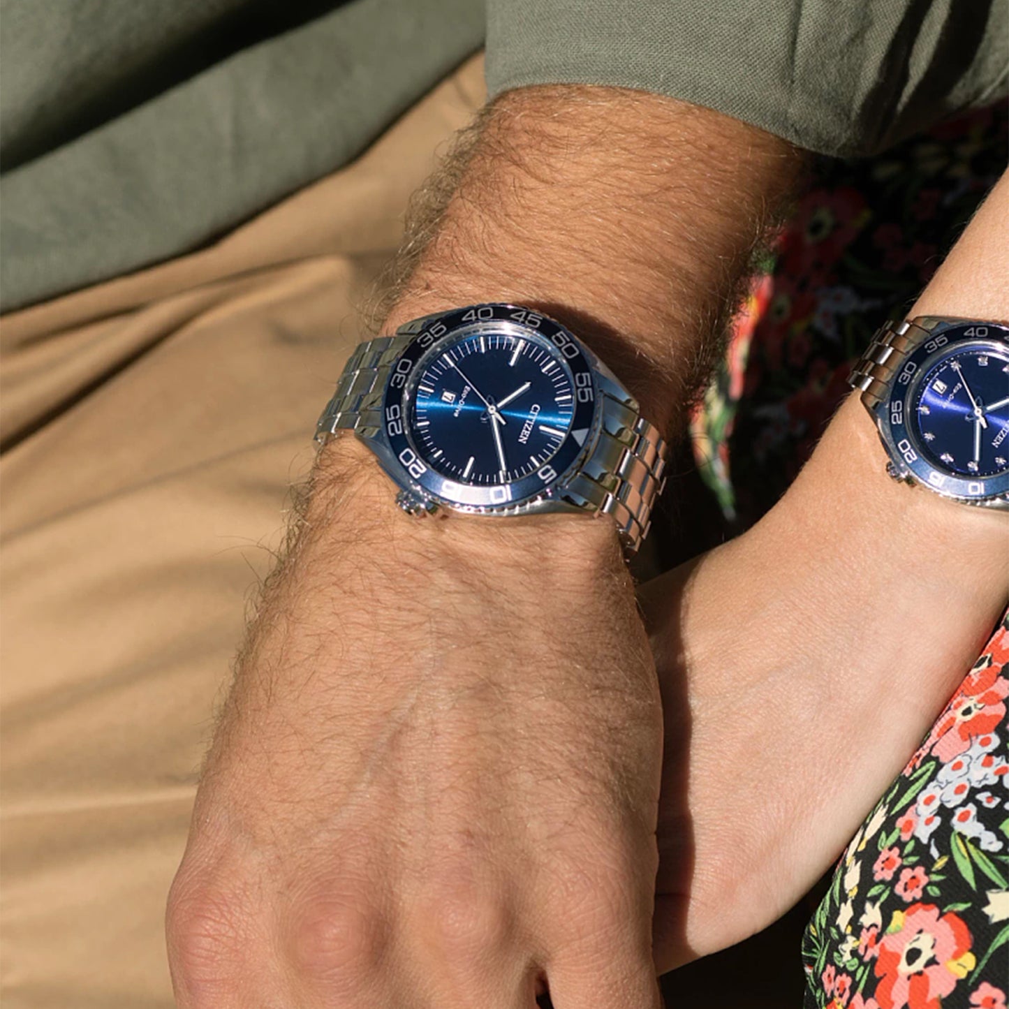Men’s Citizen Eco-Drive® Sport Luxury Watch with Blue Dial