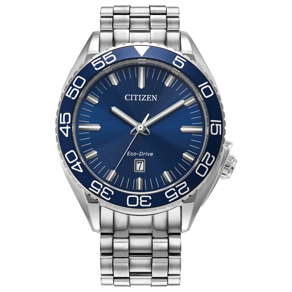 Men’s Citizen Eco-Drive® Sport Luxury Watch with Blue Dial