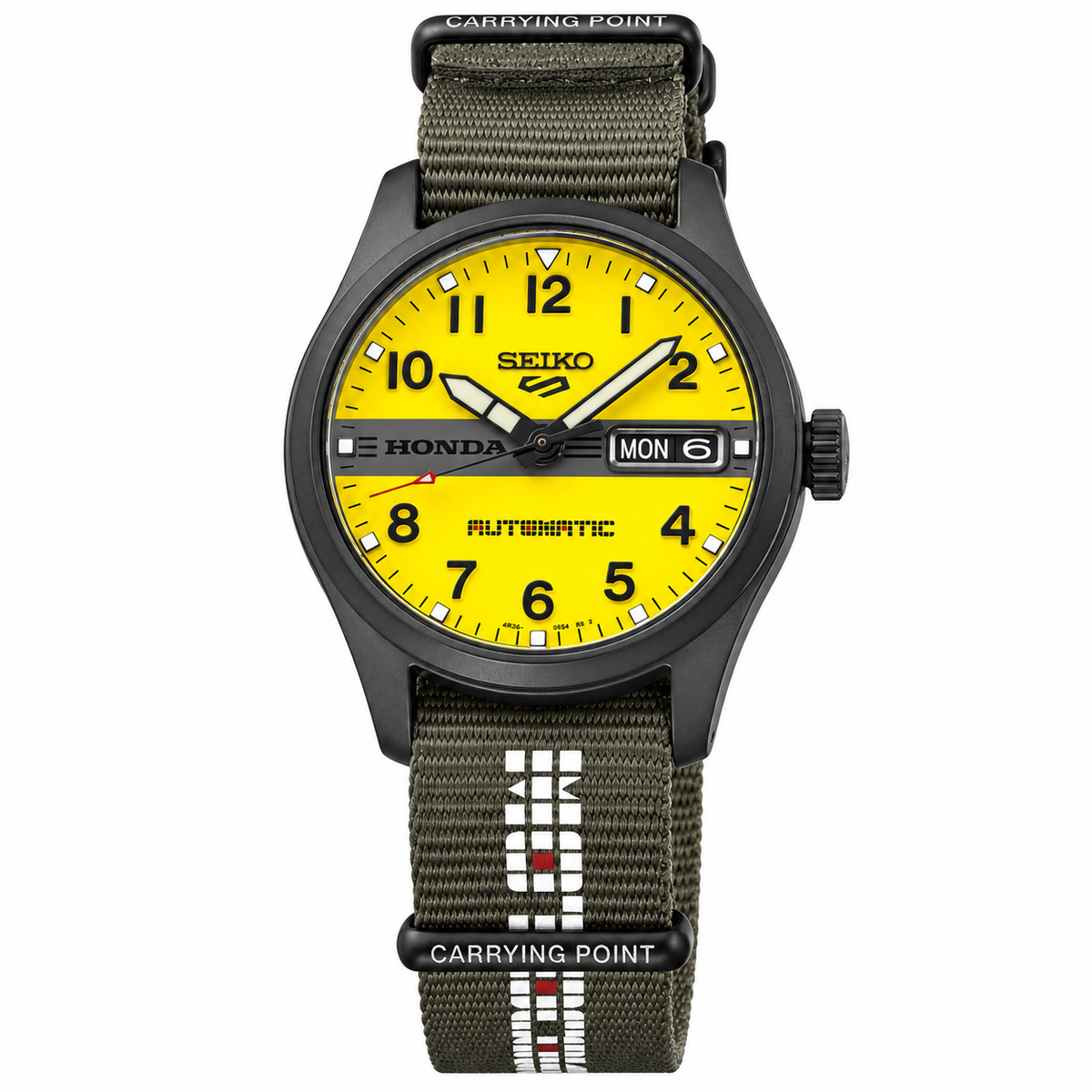 Seiko 5 Sports Field HDB010 Honda Motocompo Men's Yellow Automatic Watch
