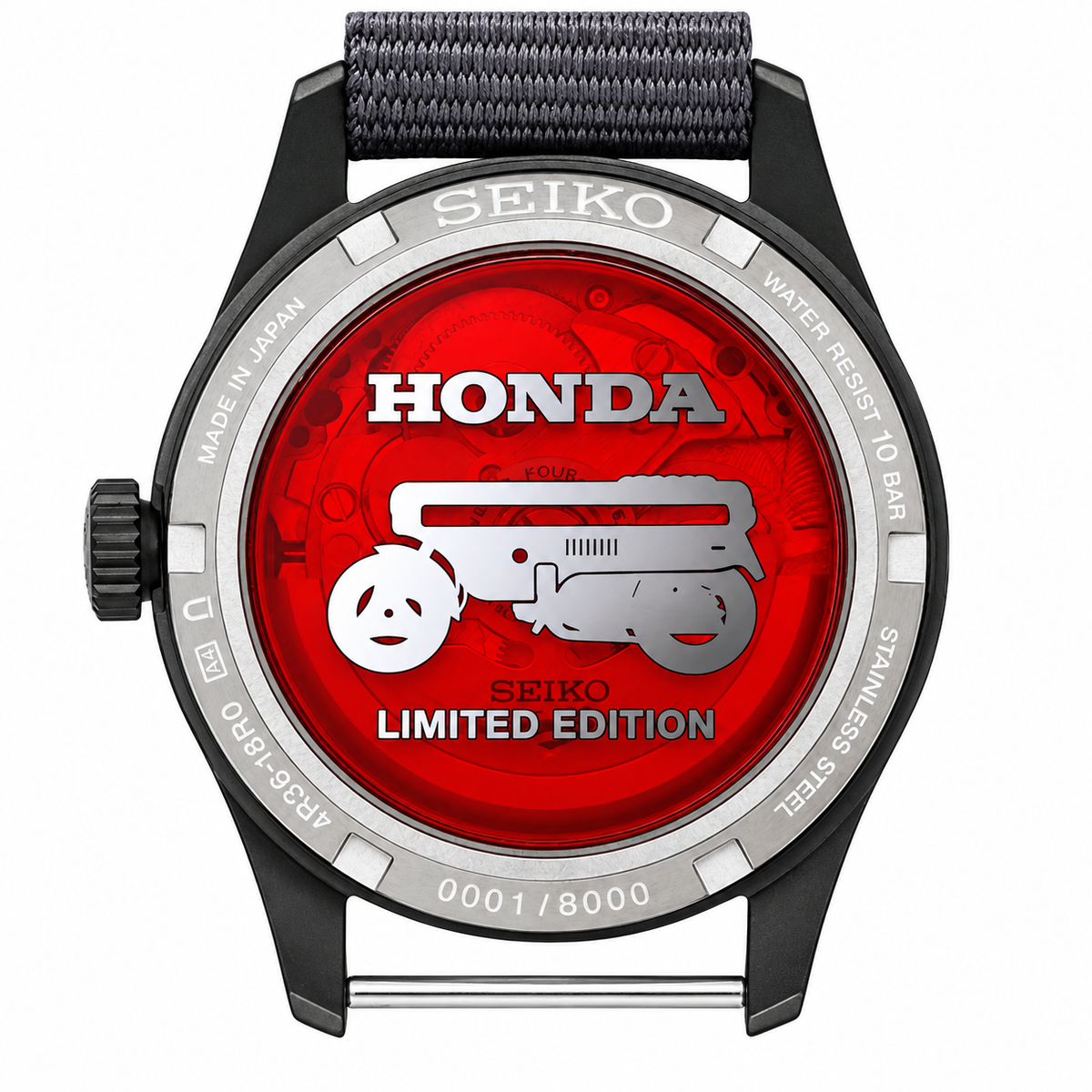 Seiko 5 Sports Field HDB010 Honda Motocompo Men's Yellow Automatic Watch