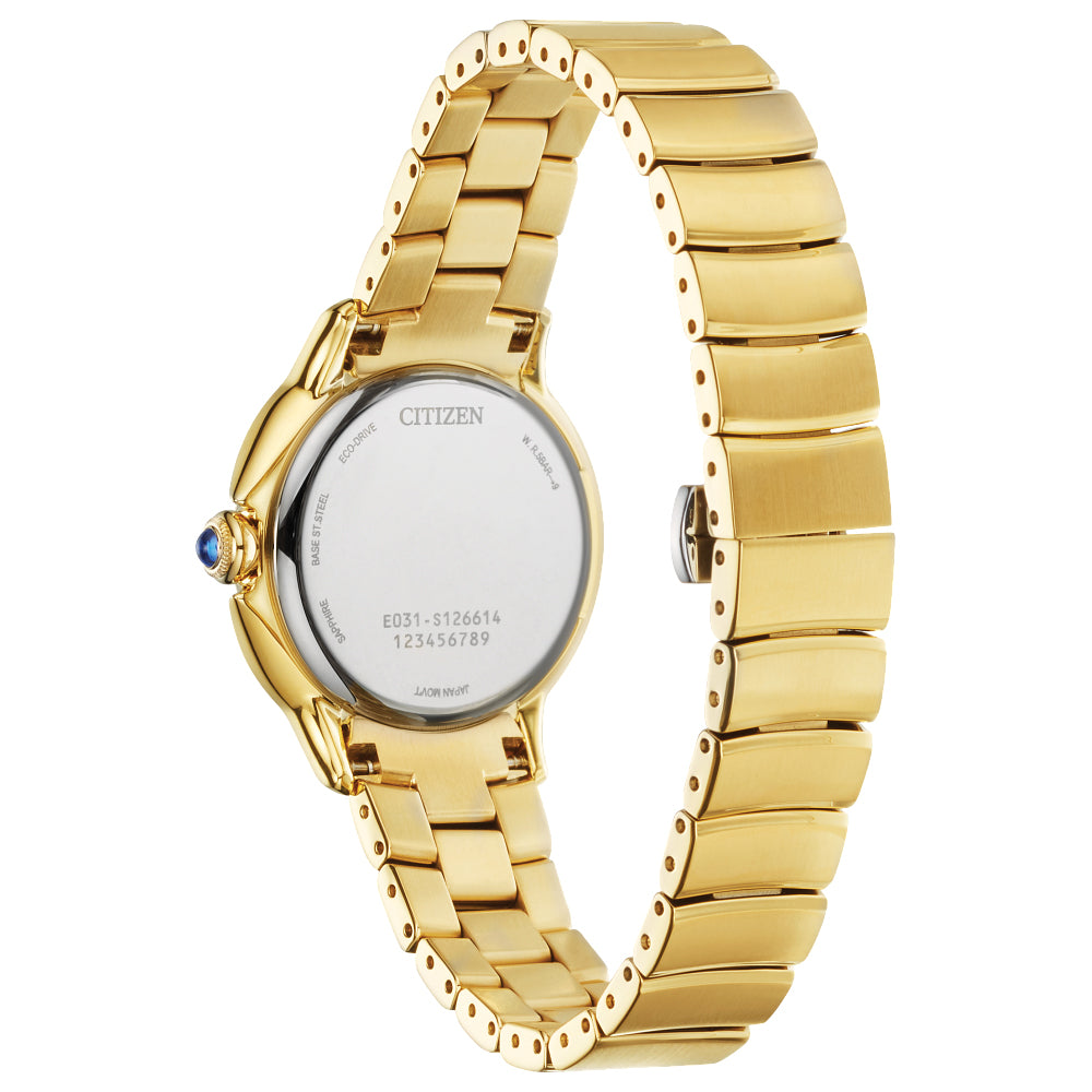 Citizen Eco-Drive Women's Ceci Gold-Tone Stainless Steel Bracelet Watch - EM0952-55A
